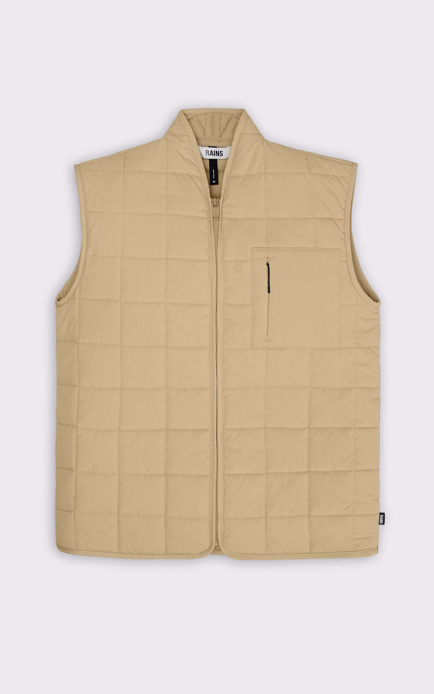 A "19410 GIRON" Beige Rains Gilet Mixte back photo