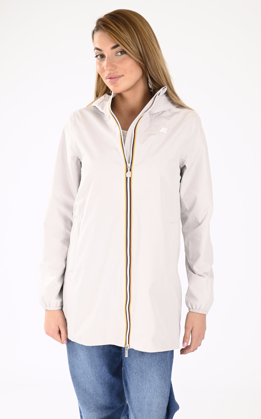 A "SOPHIE STRETCH K8133YW" Beige K-Way Veste Femme opened photo