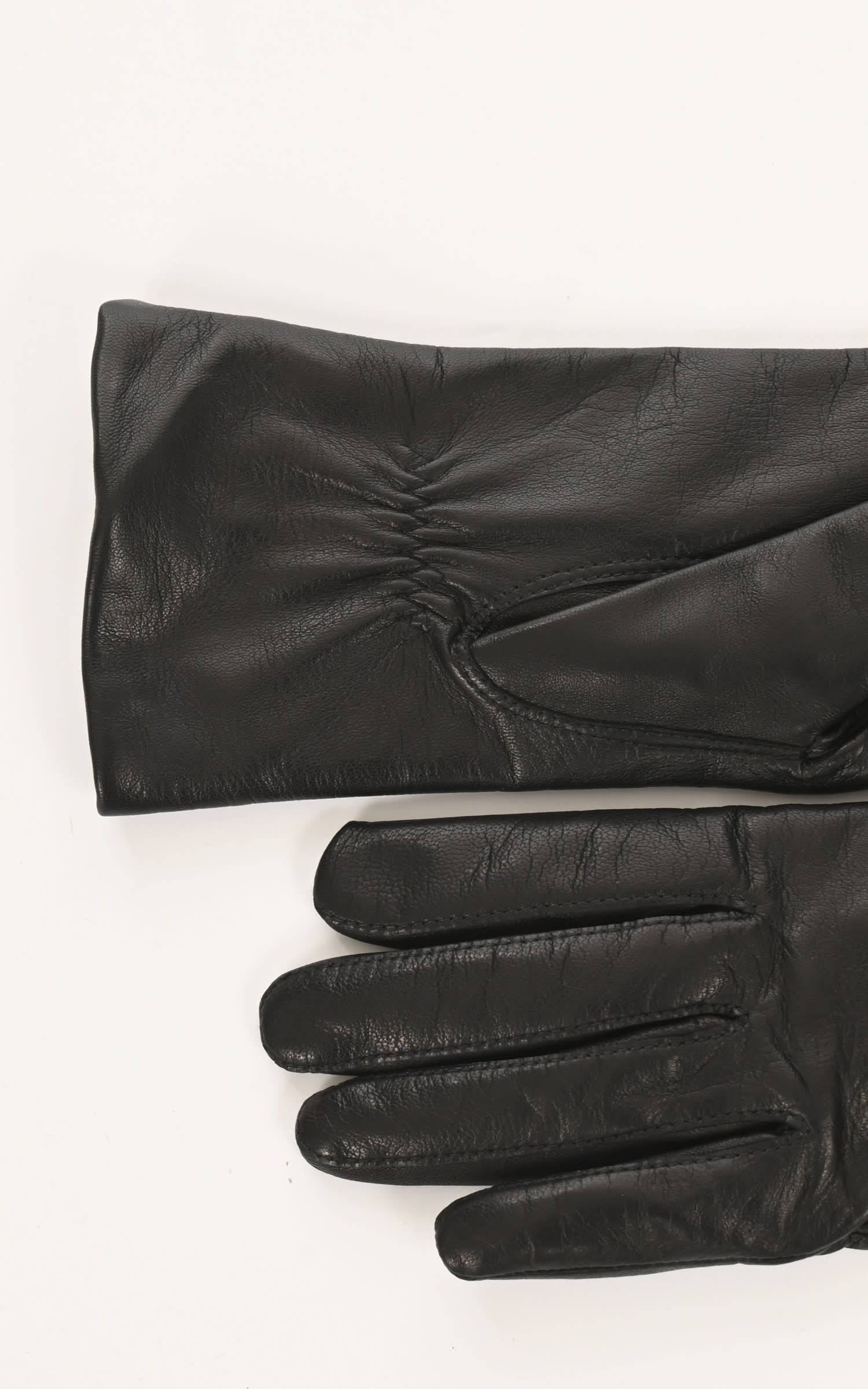 Gants Cuir Femme Hestra, modèle 14210 elisabeth de couleur noir
