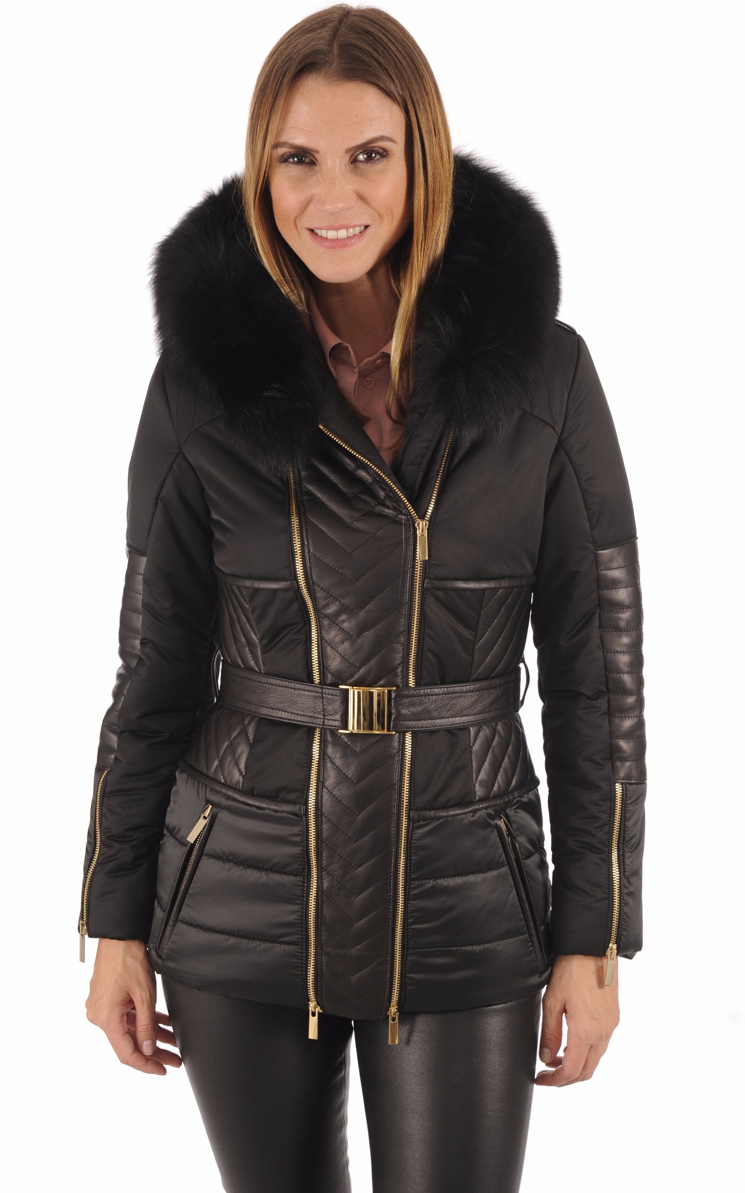 A "MANILLA SENSA" Noir Flo&Clo 3/4 Femme closed photo 2