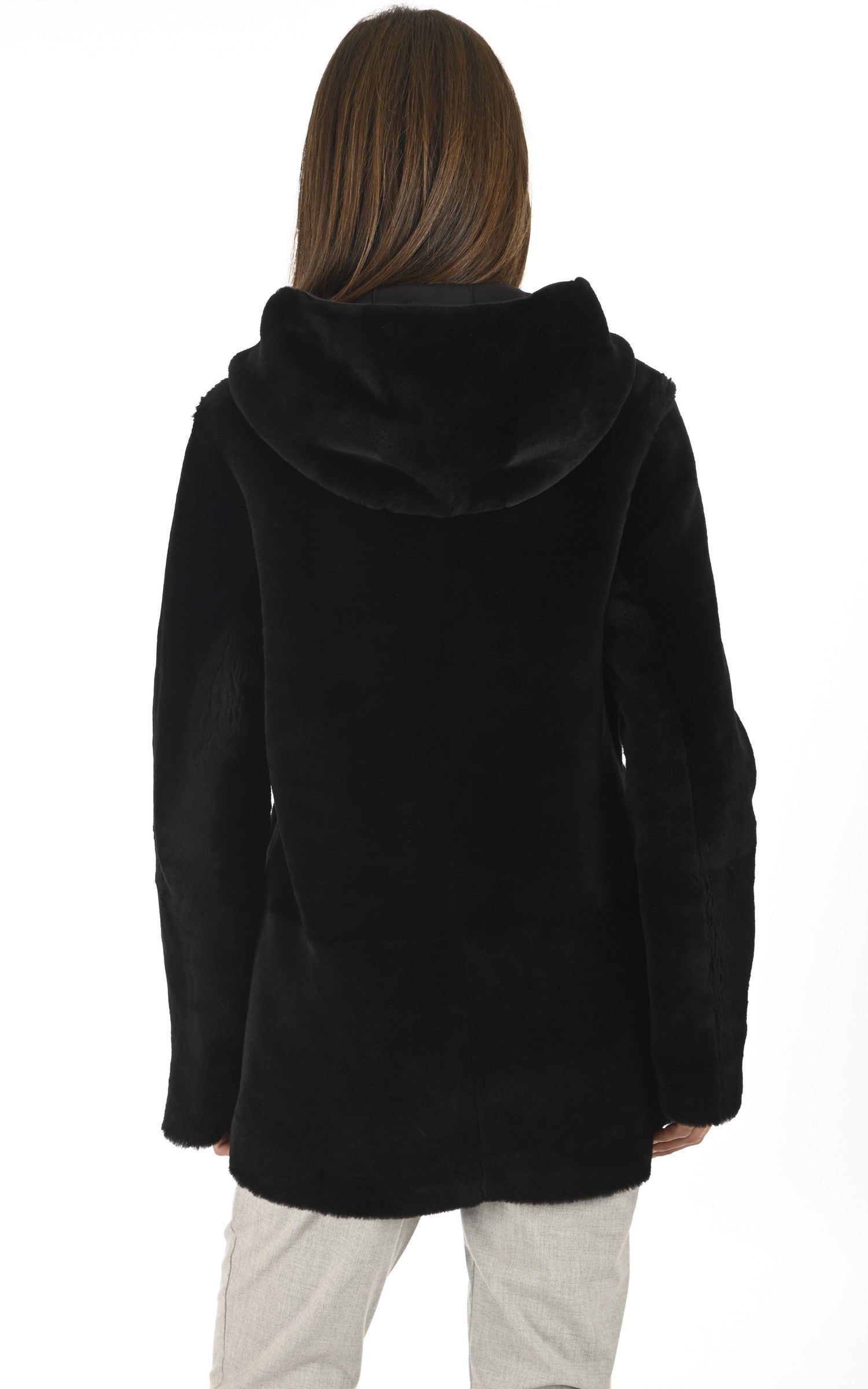 A "B1053K 75CM" Noir La Canadienne 3/4 Femme back photo