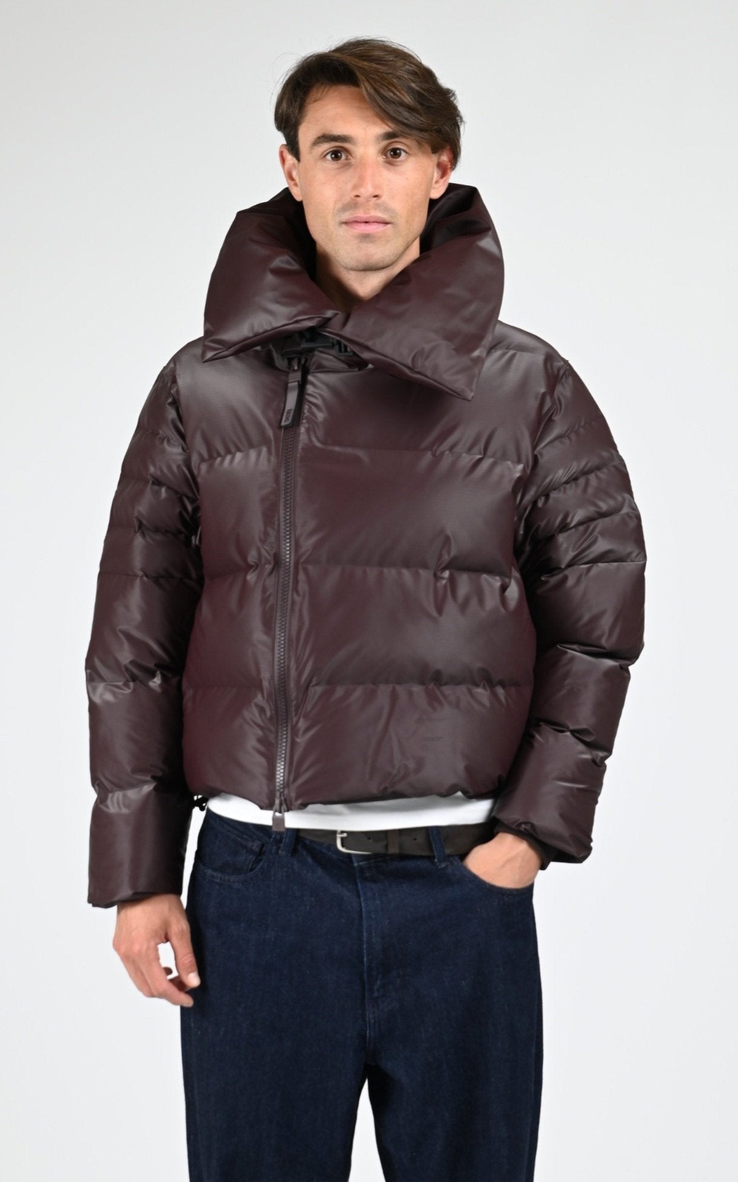 Bl doudoune Textile Mixte Rains, modèle 17230 alta vision short puffer de couleur depth 129