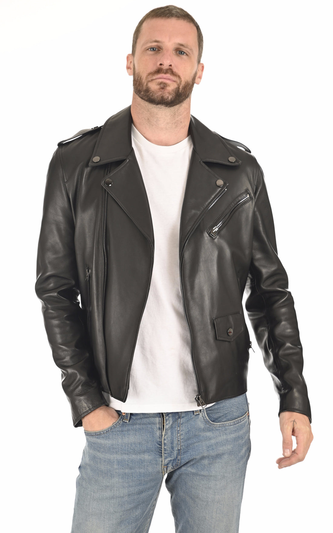A "SCARO FF" Noir La Canadienne Perfecto Homme opened photo
