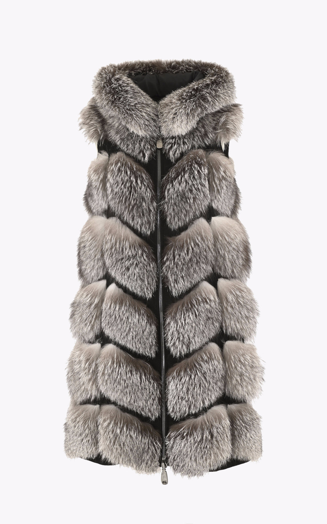 A "1619 86 CM" Gris Manakas Gilet Femme opened photo