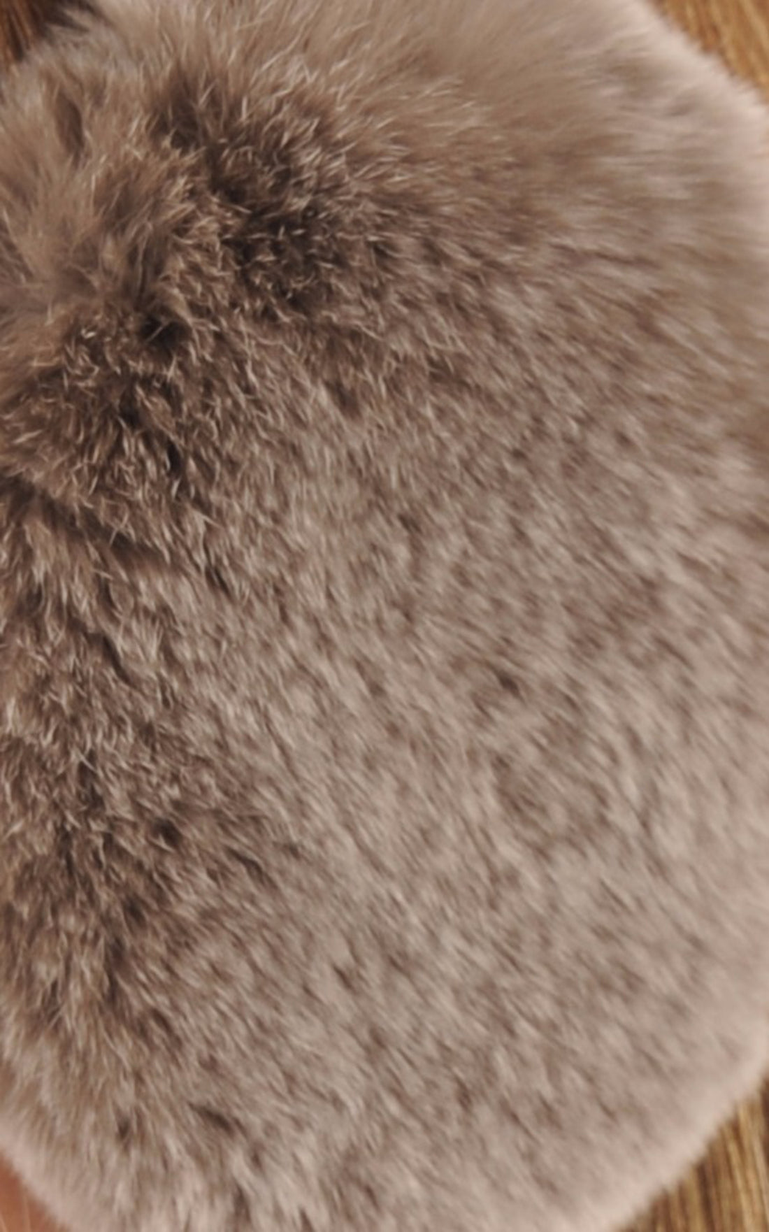 A "OS" Taupe Tsanikidis Oreillettes Femme opened photo