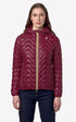 A "LILY ECO WARM K5126IW" Rouge K-Way Blouson Femme opened photo