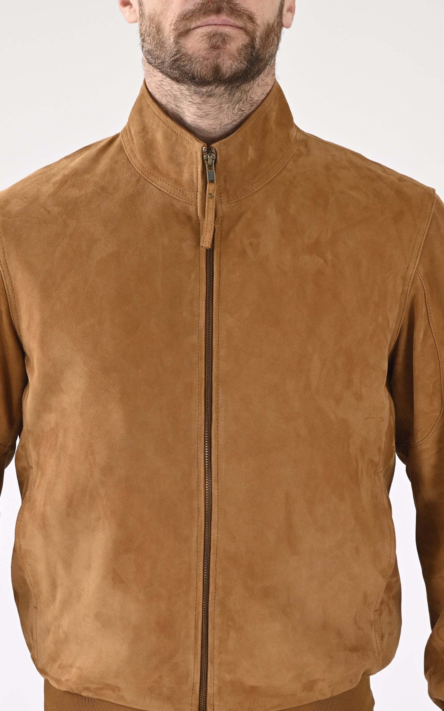A "EXPO" Cognac Serge Pariente Blouson Homme details photo