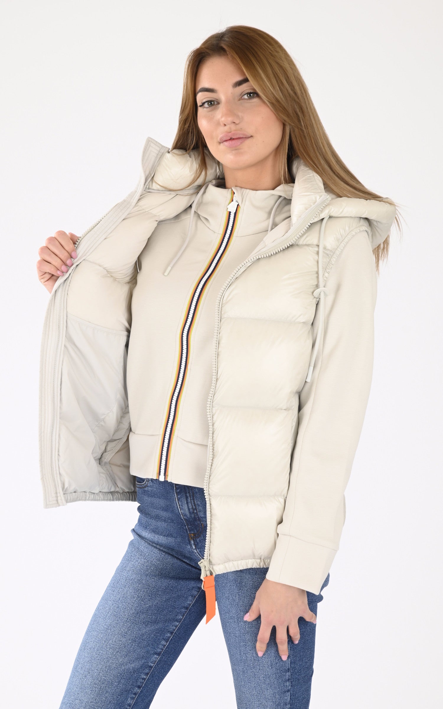 A "CESAR" Beige Gertrude gilet_doudoune Mixte interior photo