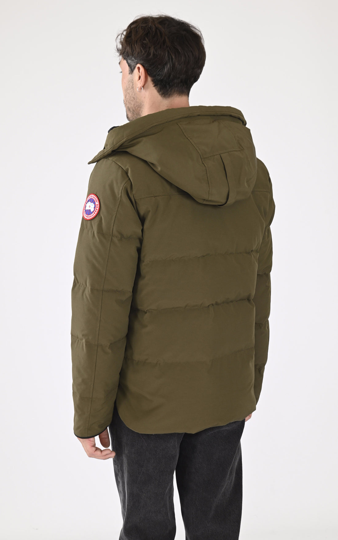 A "MAC MILLAN 2080M" Kaki Canada Goose 3/4 Doudoune Homme opened photo