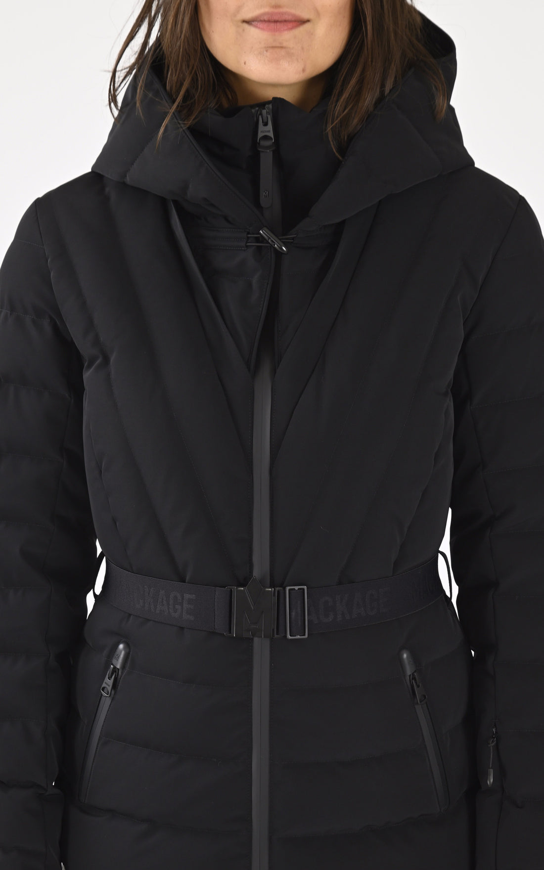 A "ELITA-NFZ" Noir Mackage Blo Doudoune Femme closed photo
