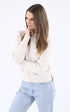 A "CLARISSE MERINO K8133RW" Beige K-Way Pull Femme opened photo