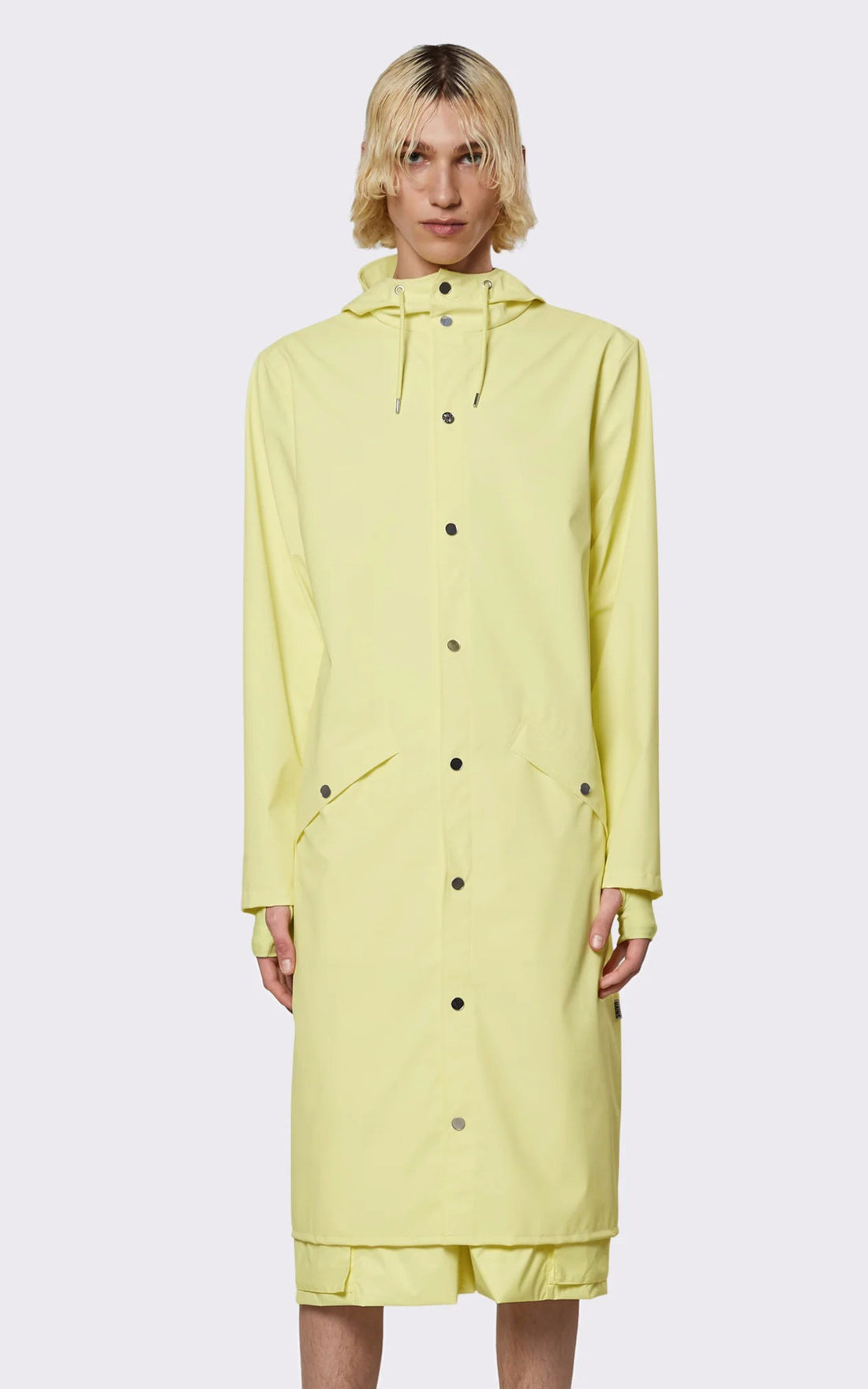 A "18360 LONGER JACKET" Jaune Rains 7/8 Mixte opened photo