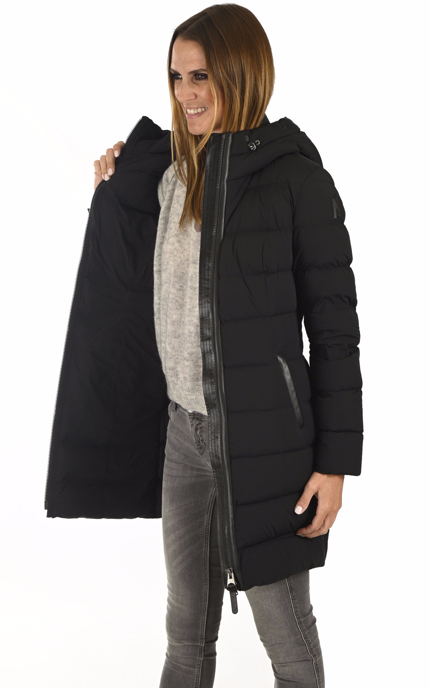 A "CALLA-BX" Noir Mackage 3/4 Doudoune Femme interior photo 3