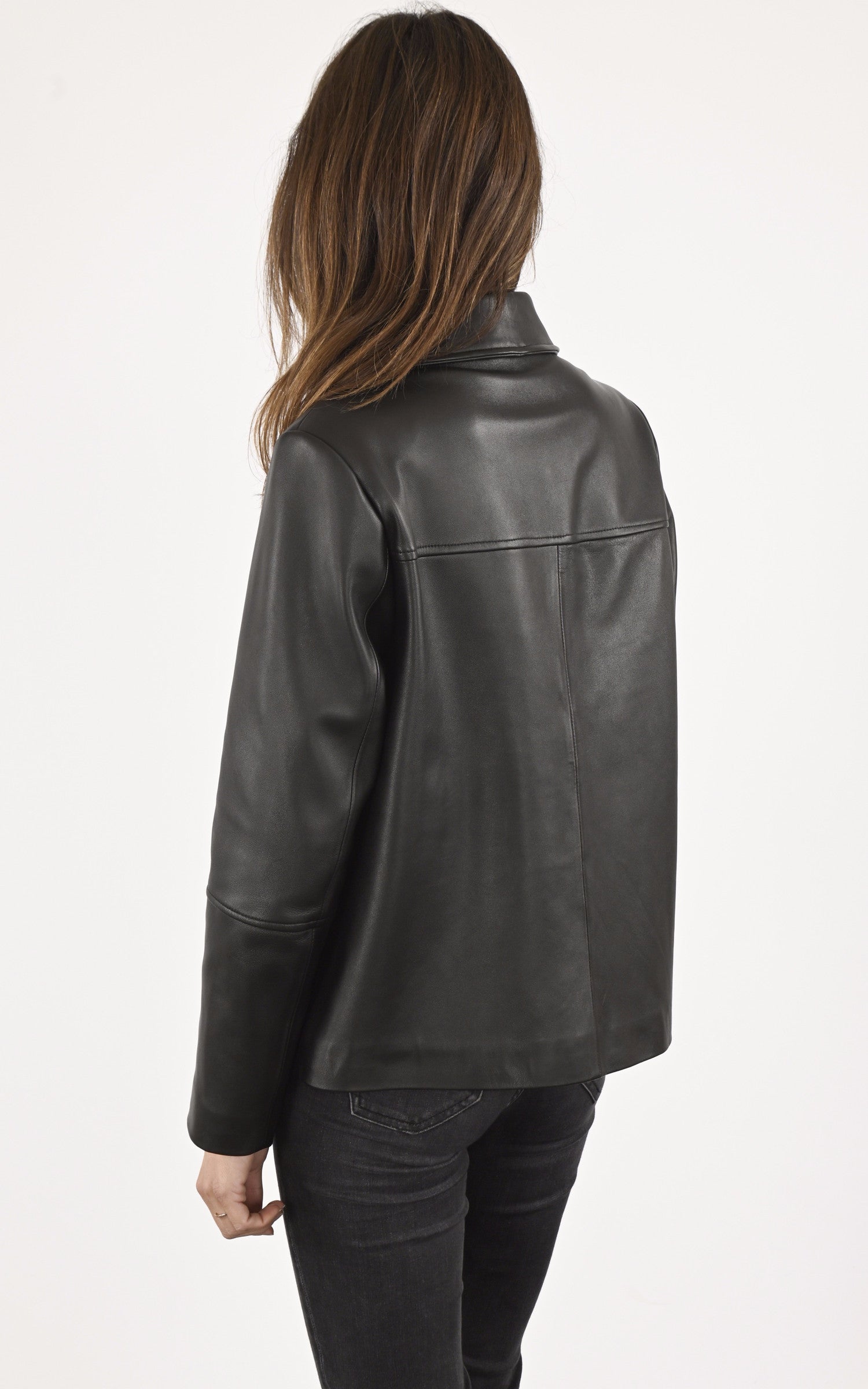 A "SOLINA FF" Noir La Canadienne Veste Femme back photo 4