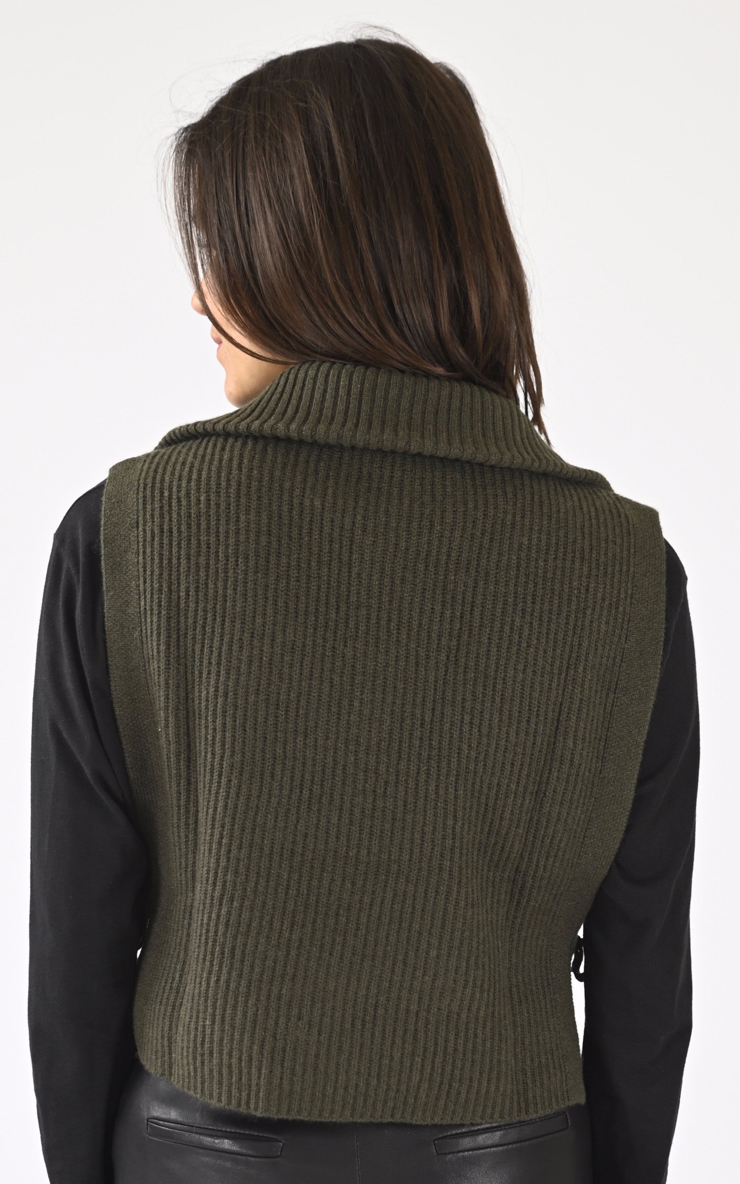 A "MIMOSA 64703" Kaki Oakwood Top Femme back photo