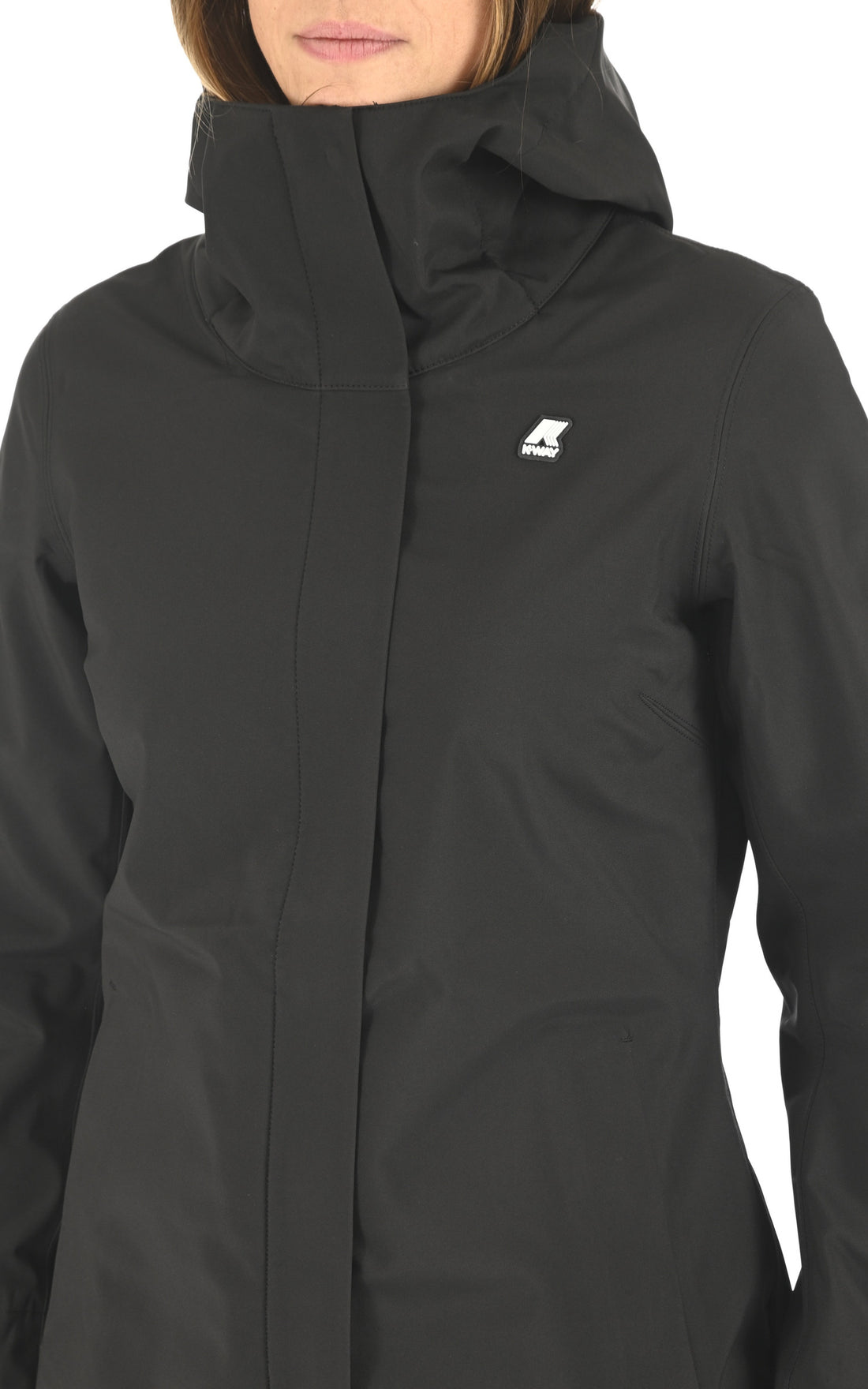 A "STEPHY BONDED K21489W" Noir K-Way 3/4 Femme opened photo