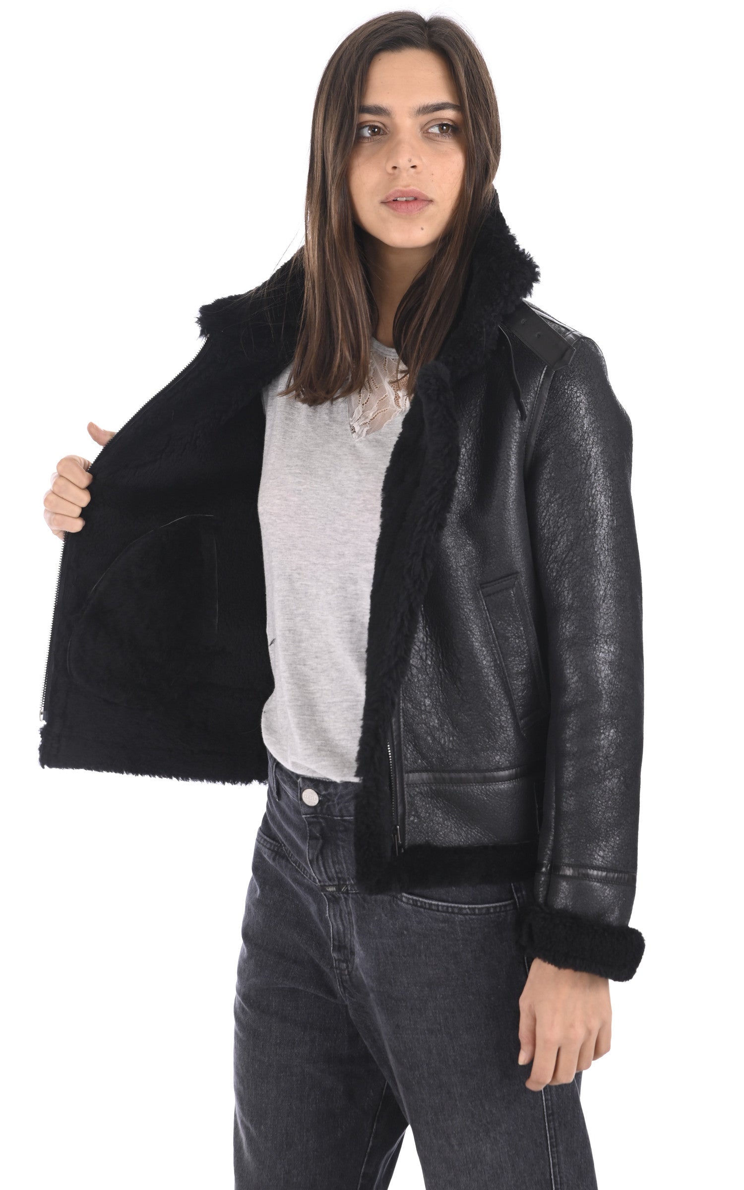 A "BLONDINE FURLESS FF" Noir La Canadienne Bombardier Femme interior photo 3