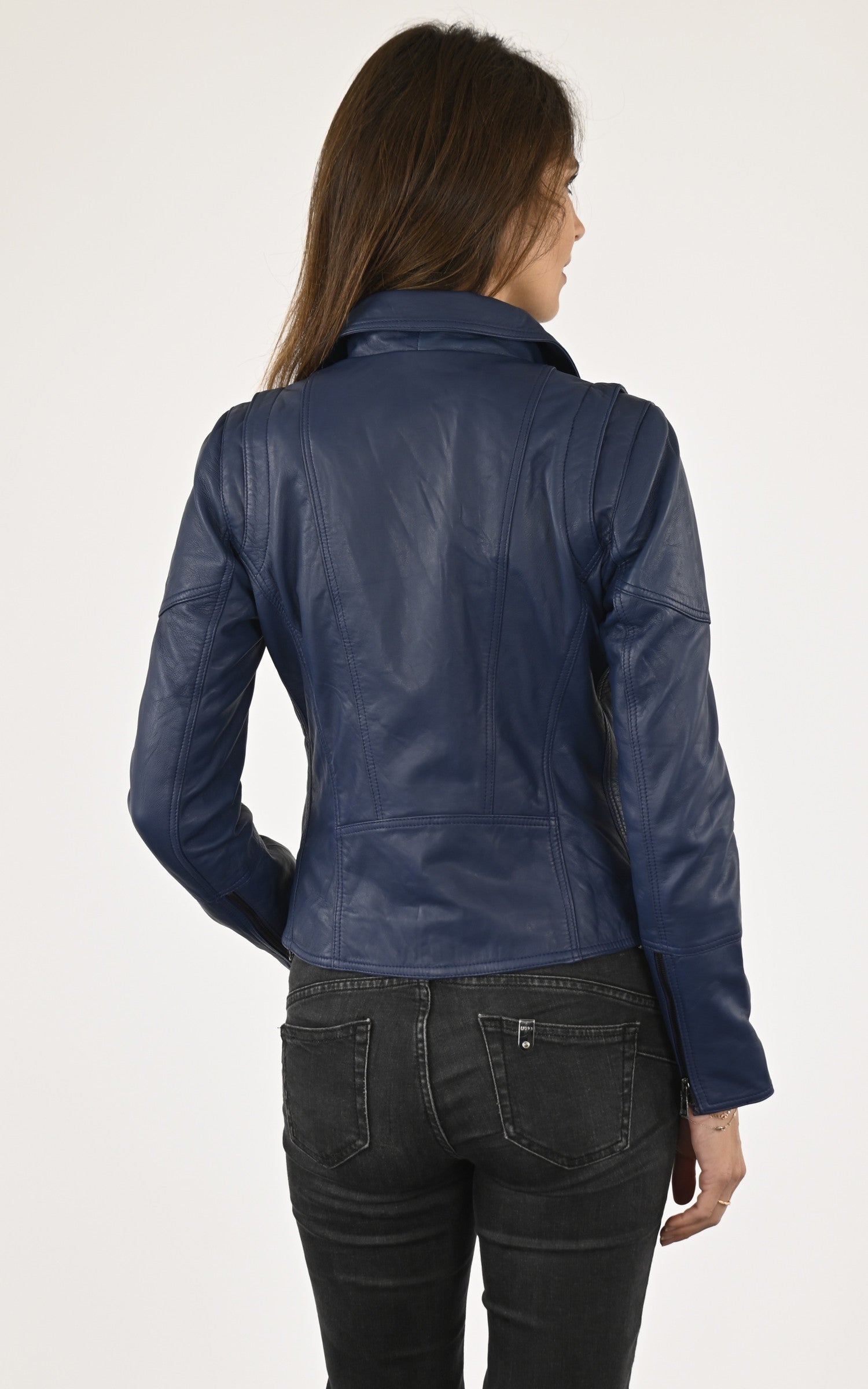 A "LOVELY" Bleu Giorgio & Mario Blouson Femme back photo 4