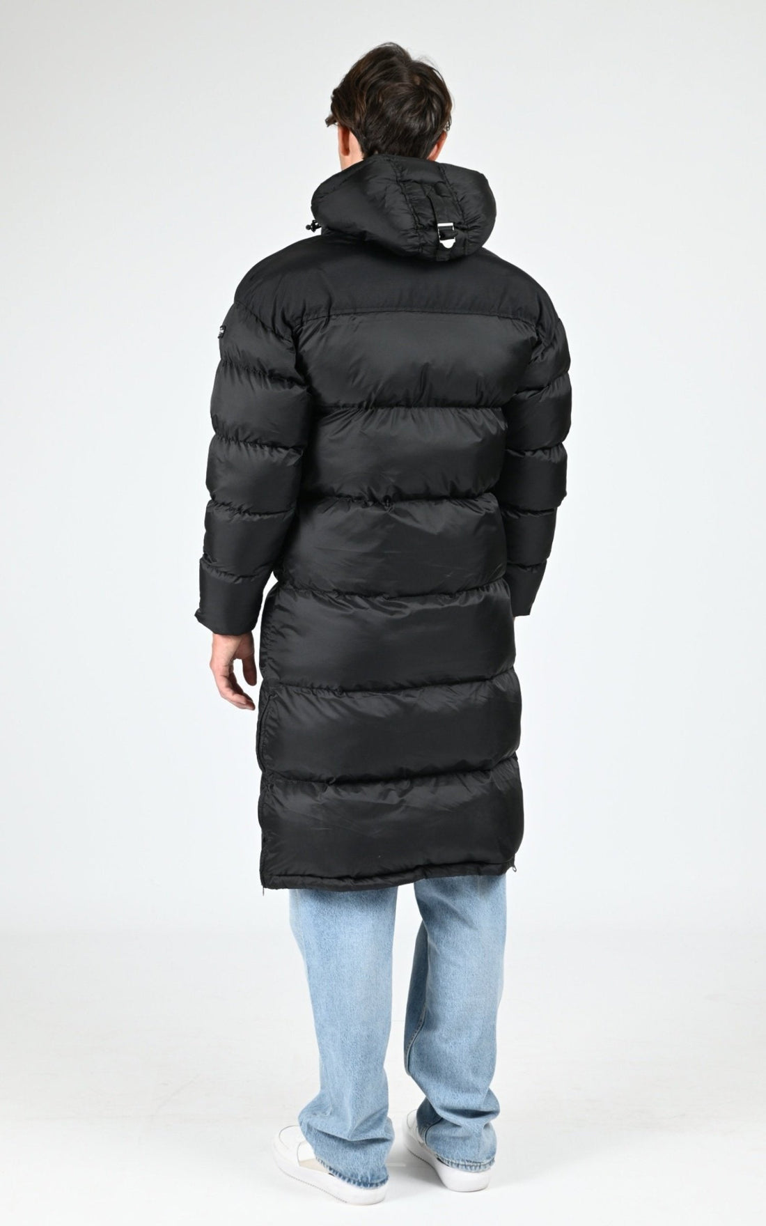7/8 doudoune Textile Homme Schott, modèle 2190max de couleur black/black