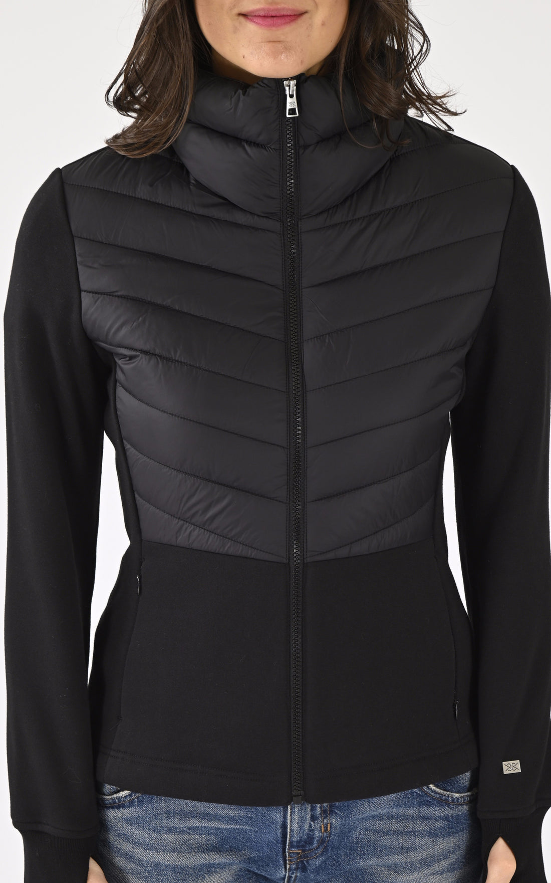 A "ANNICK-N" Noir Soia & Kyo Gilet Femme opened photo