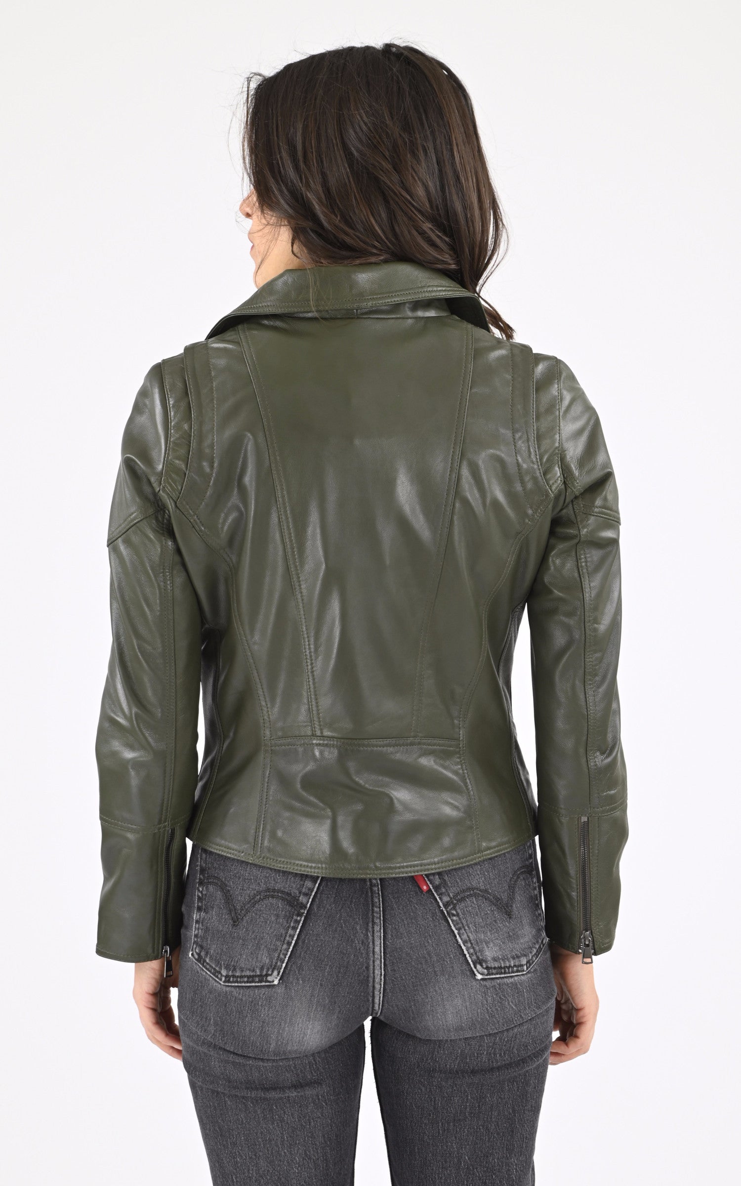 A "LOVELY" Kaki Giorgio & Mario Blouson Femme back photo 4