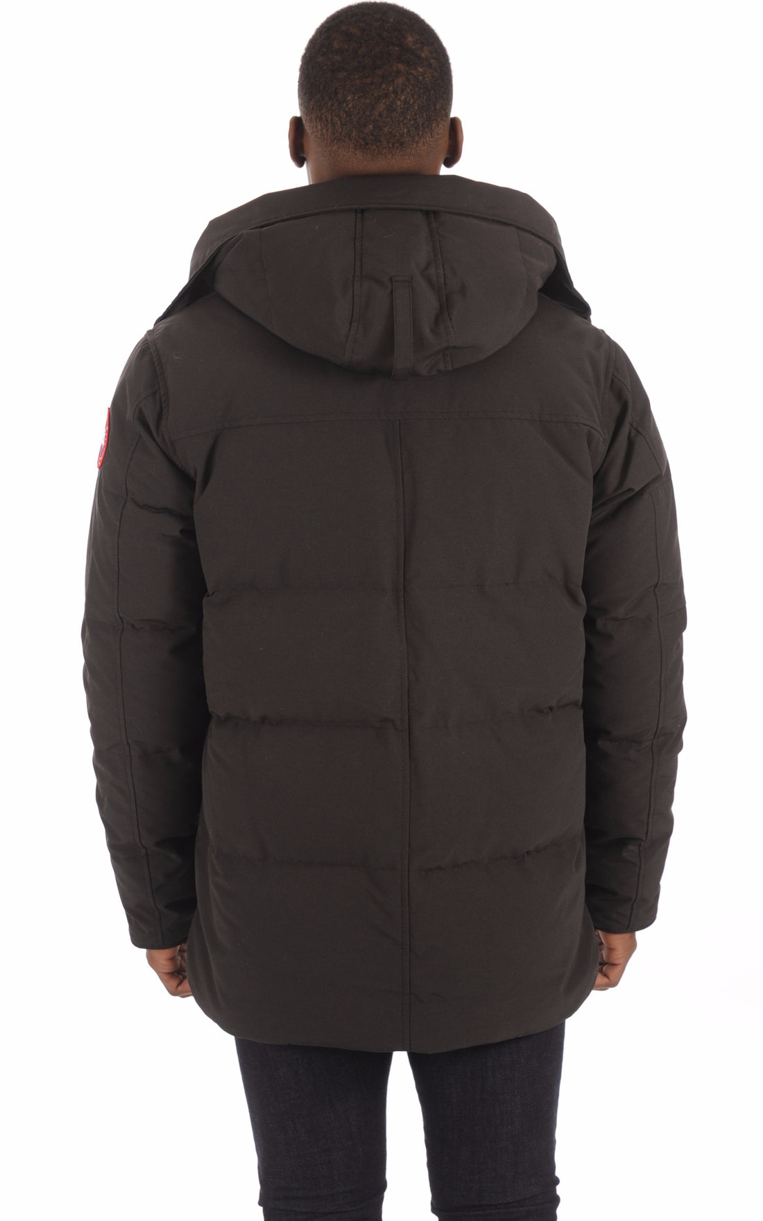 A "MAC MILLAN 3804M" Noir Canada Goose 3/4 Doudoune Homme closed photo
