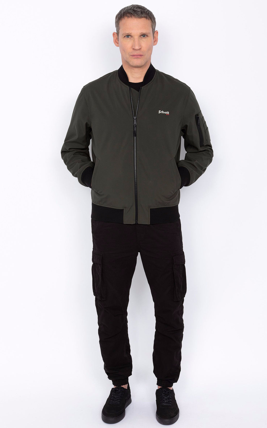 A "KYSON" Kaki Schott Blouson Homme closed photo