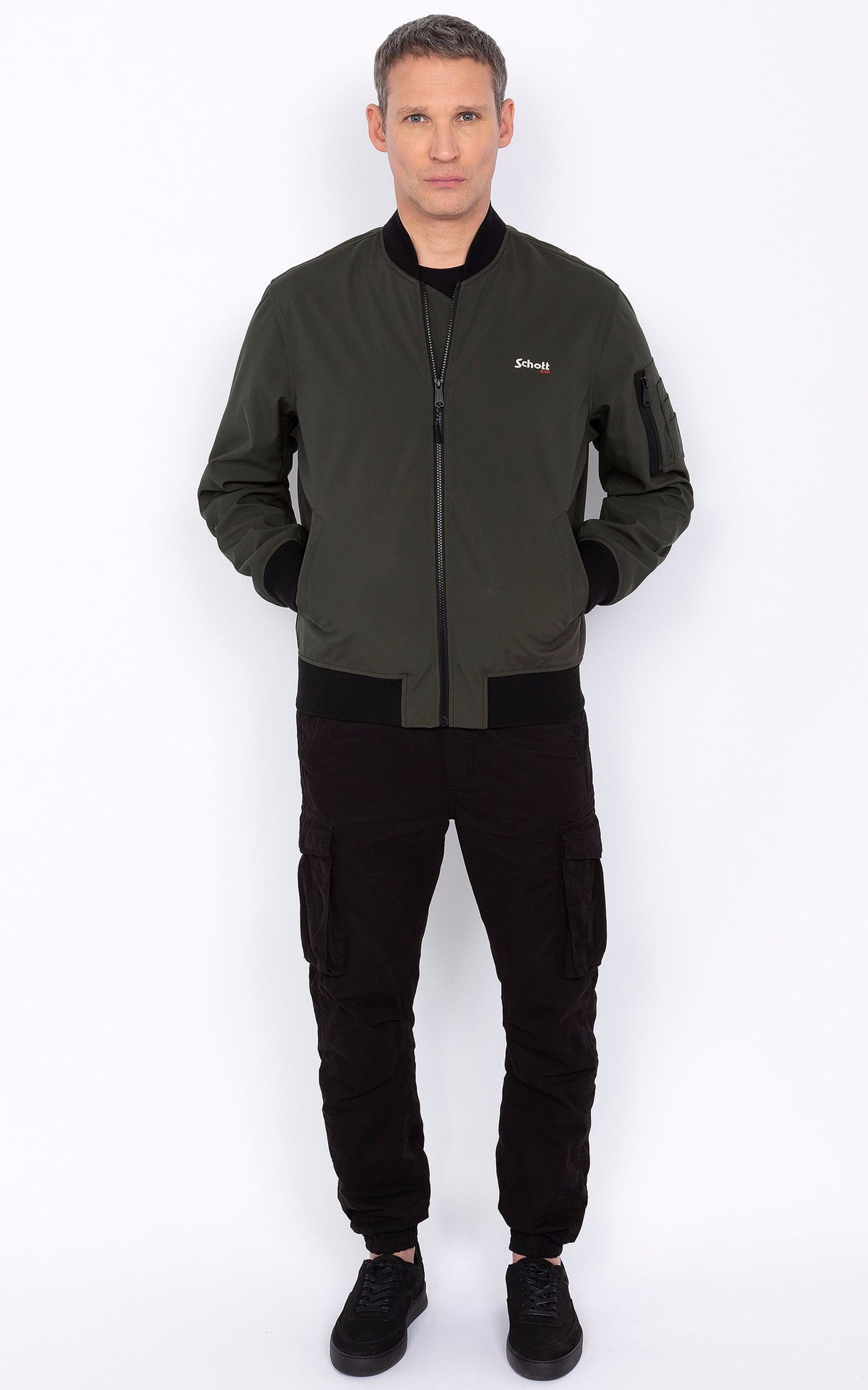 A "KYSON" Kaki Schott Blouson Homme opened photo