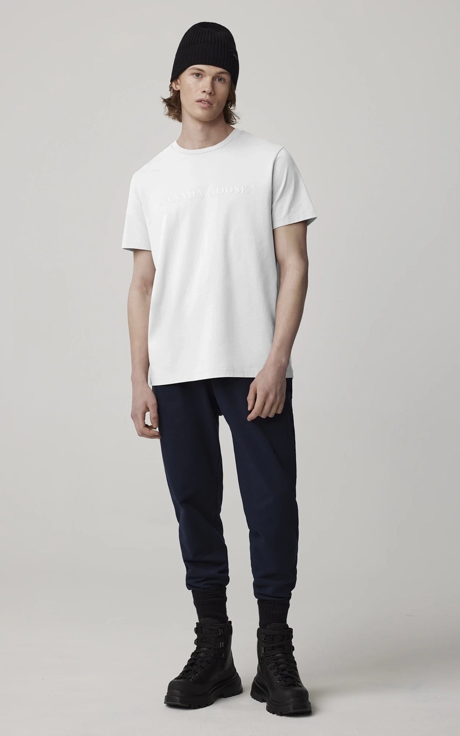 A "EMERSEN 1420M" Blanc Canada Goose T-shirt Homme closed photo 2