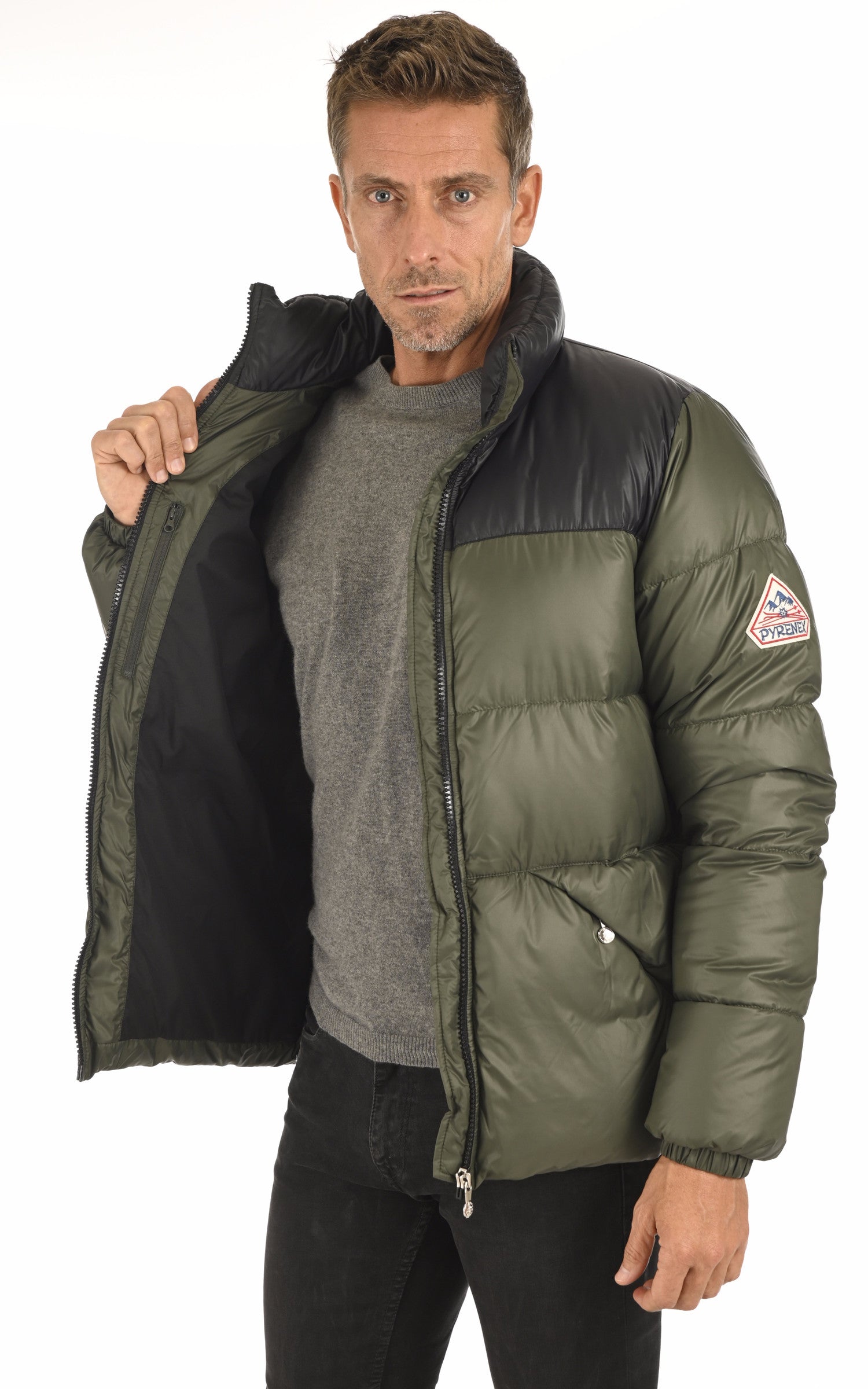 A "RADIANT" Kaki Pyrenex Bl Doudoune Homme interior photo 3