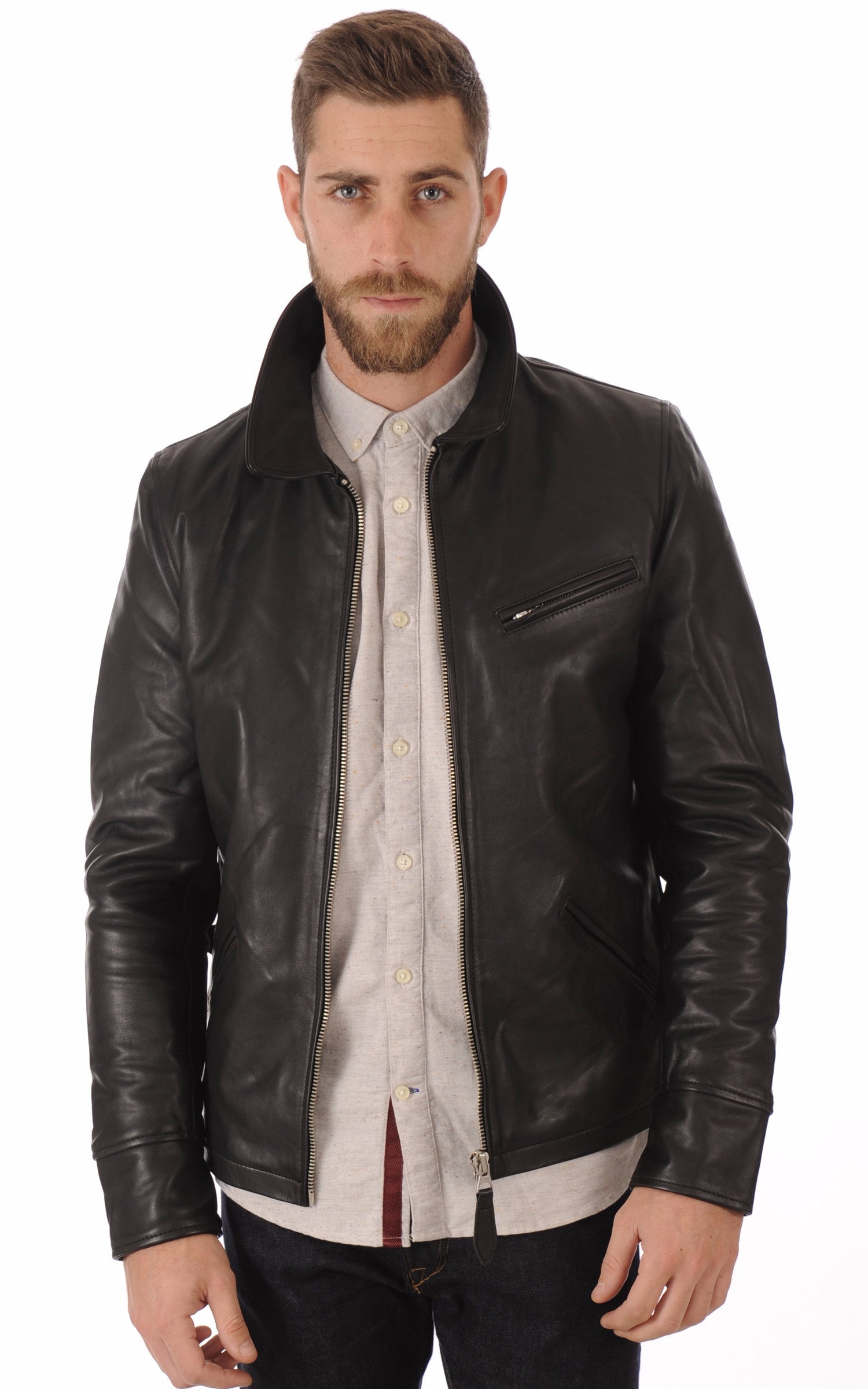 A "LC952" Noir Schott Blouson Homme opened photo