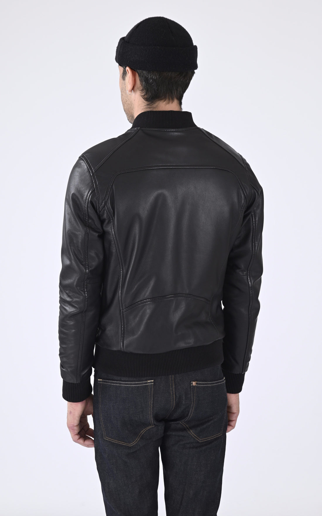 A "BONBON" Noir Serge Pariente Blouson Homme closed photo