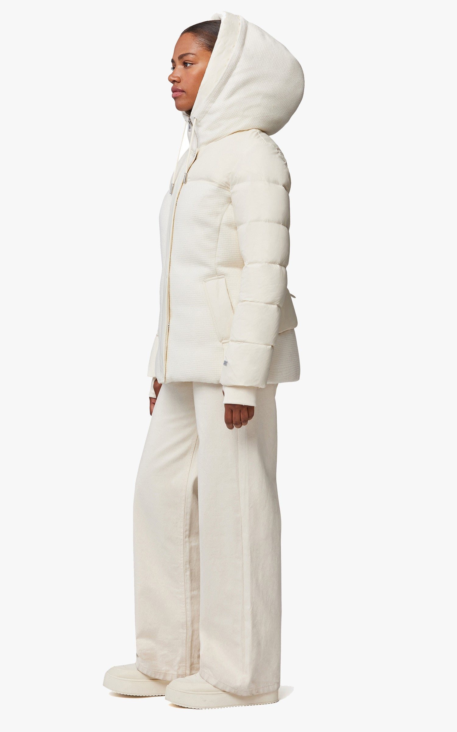 A "MAE" Blanc Soia & Kyo Ves Doudoune Femme back photo 4