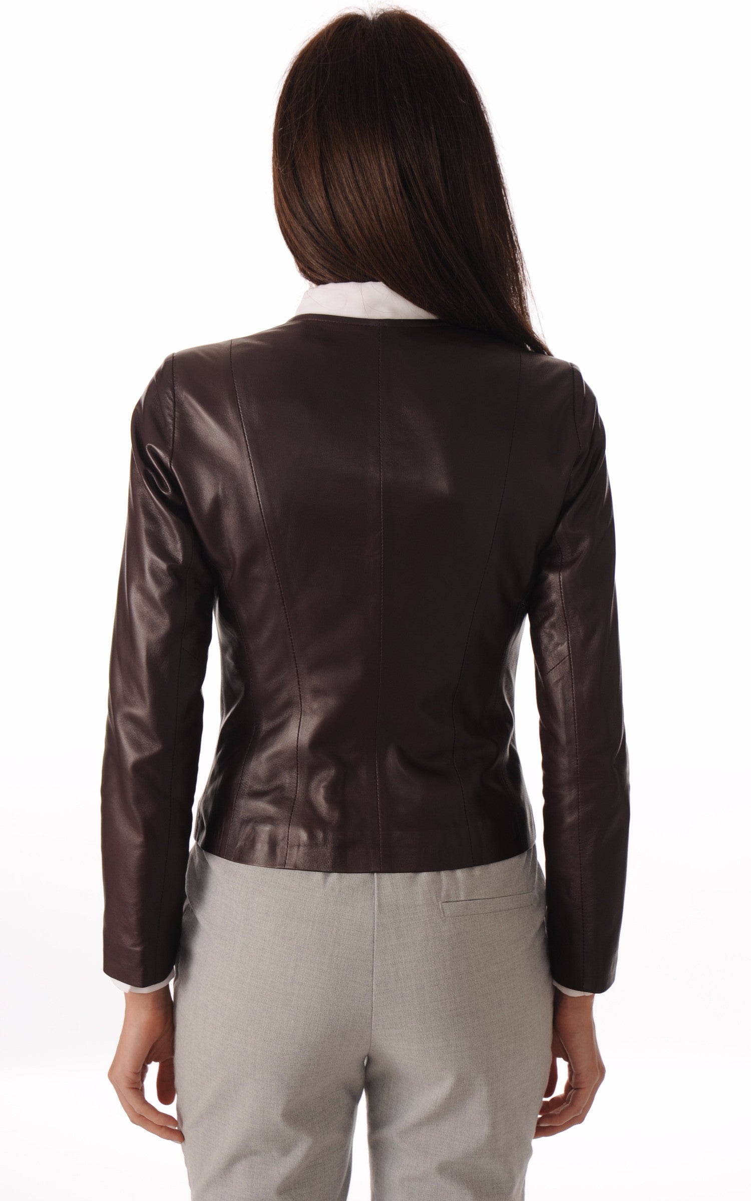 A "SEPHORA FF" Bordeaux La Canadienne Blouson Femme back photo