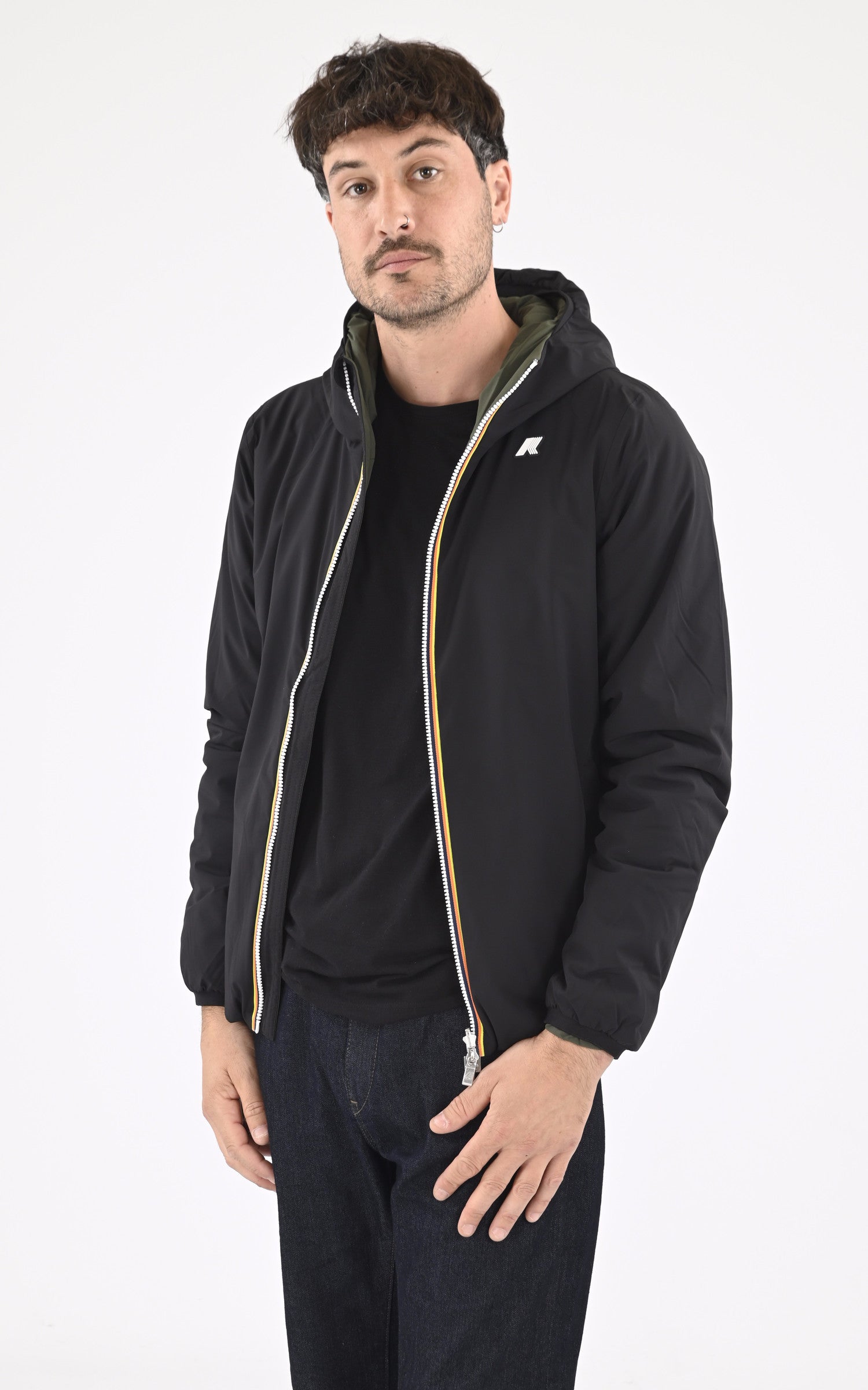 Doudoune Reversible Blouson Kway Homme Veste Réversible JACK ST