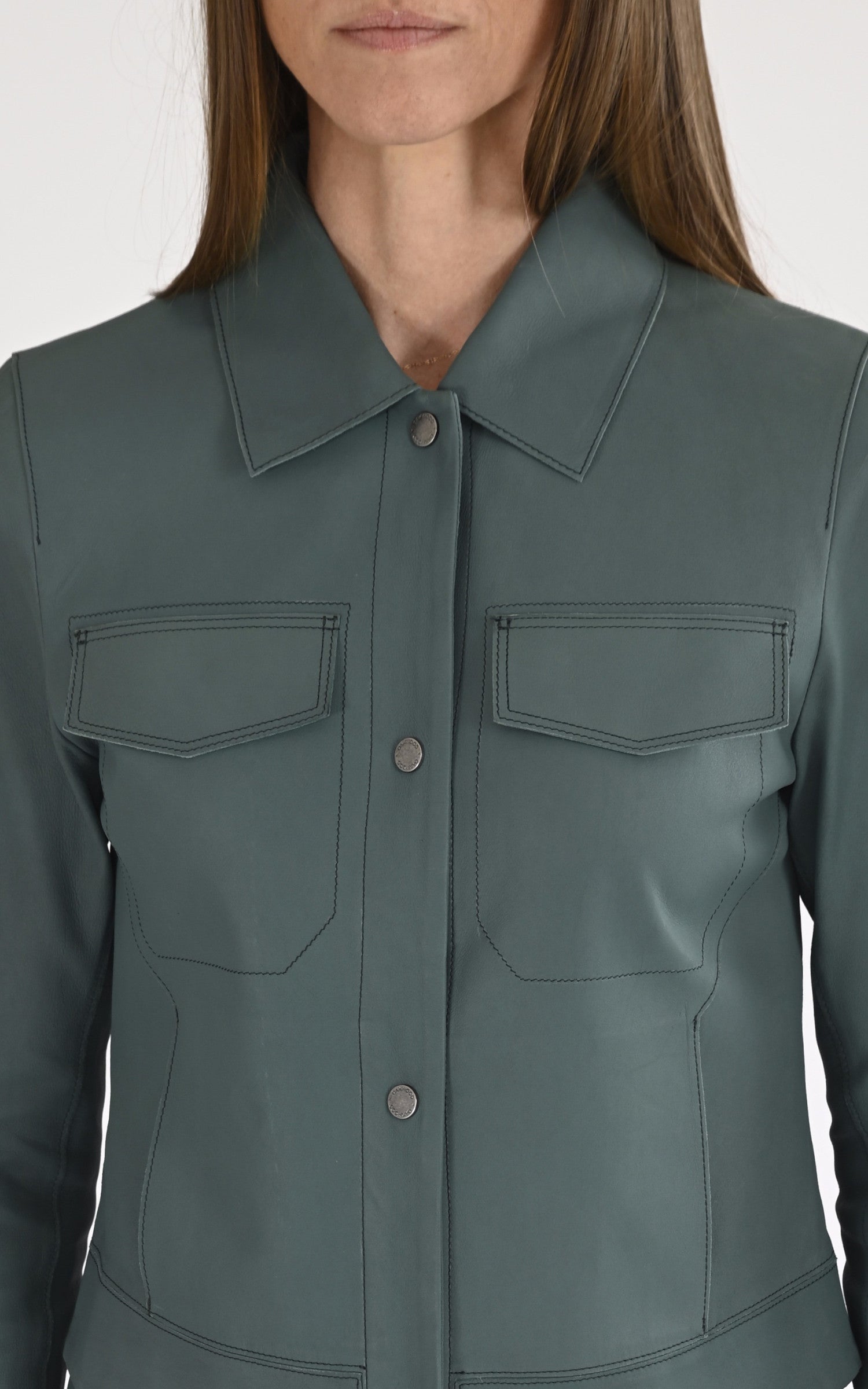 A "RUBY 65029" Vert Oakwood Veste Femme details photo 5