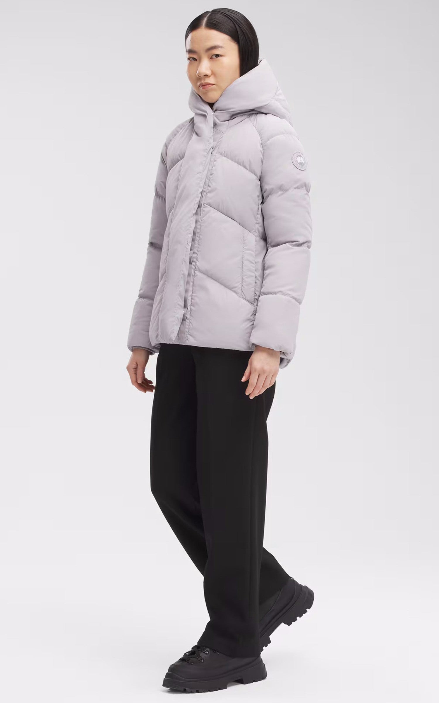 A "MARLOW JACKET 3904W" Gris Canada Goose Ves Doudoune Femme closed photo