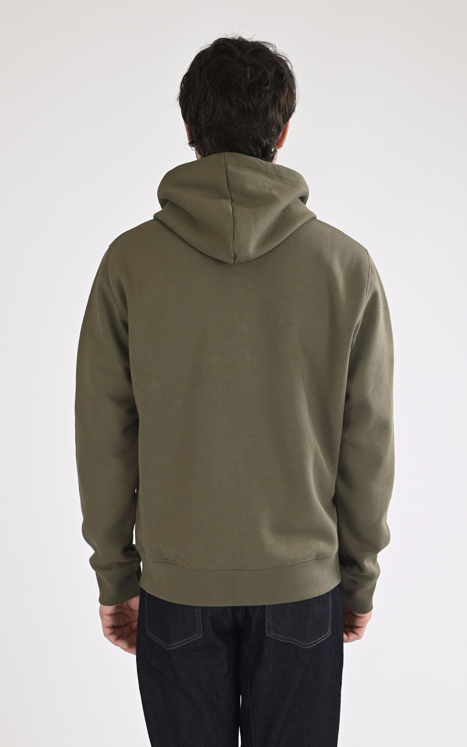 A "BEECHCRAFT 103944" Kaki Marine Nationale Sweat Homme back photo