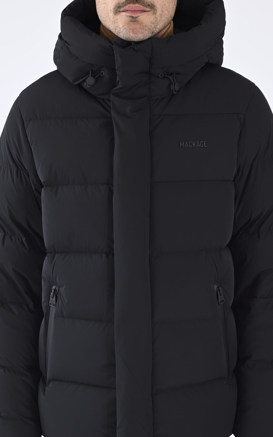 A "GRAYDON CITY" Noir Mackage Ves Doudoune Homme opened photo