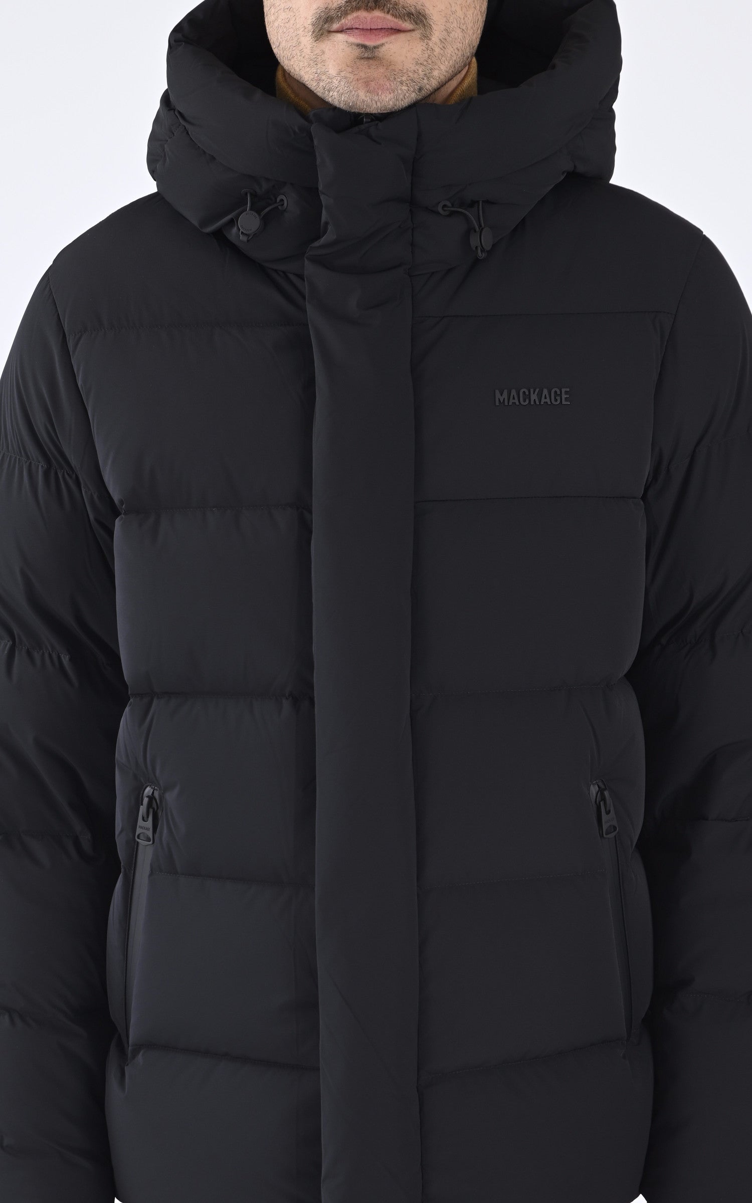 A "GRAYDON CITY" Noir Mackage Ves Doudoune Homme details photo 5