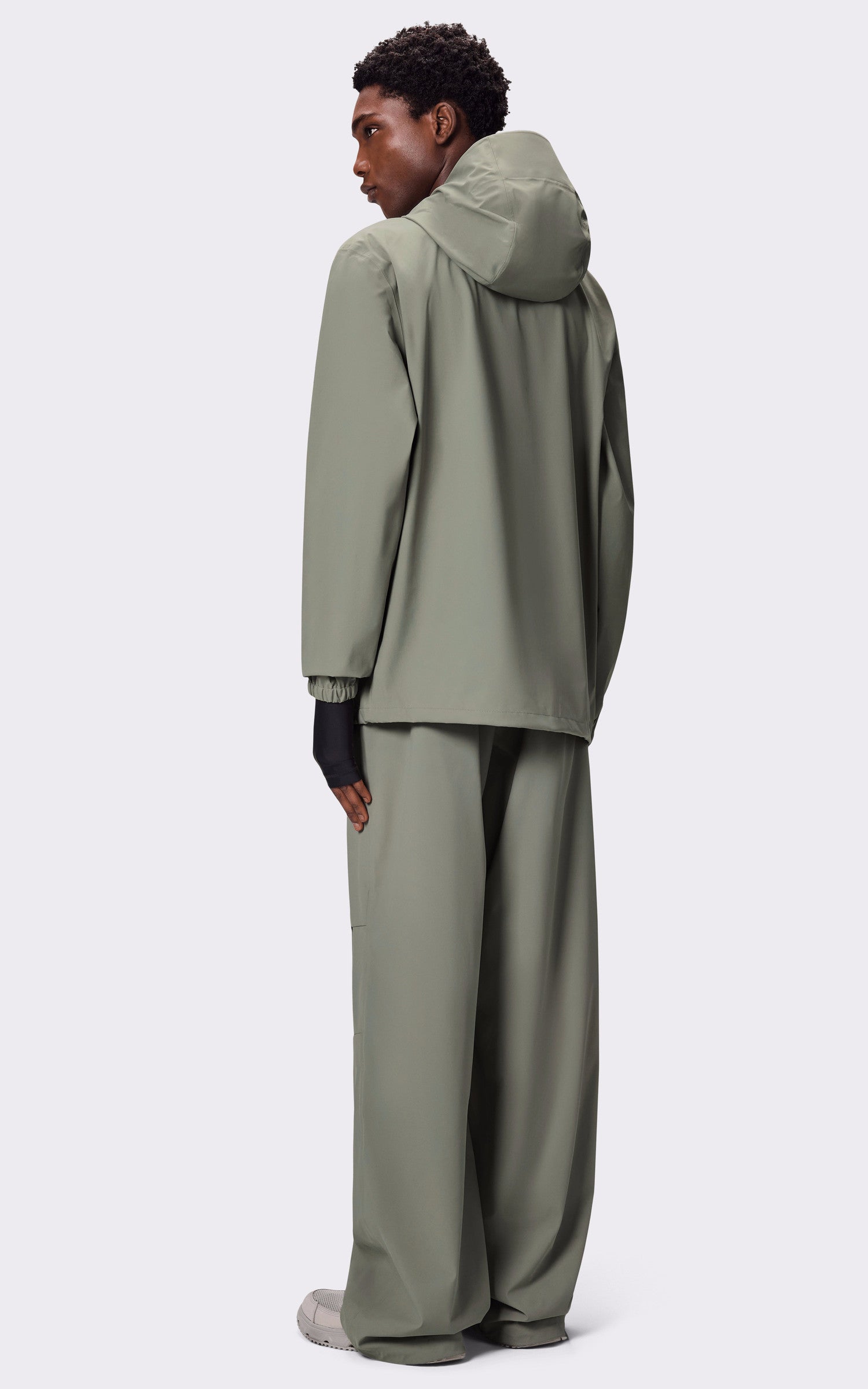 A "12420 SUVA HARDSHELL POCKET" Kaki Rains Veste Mixte back photo 5