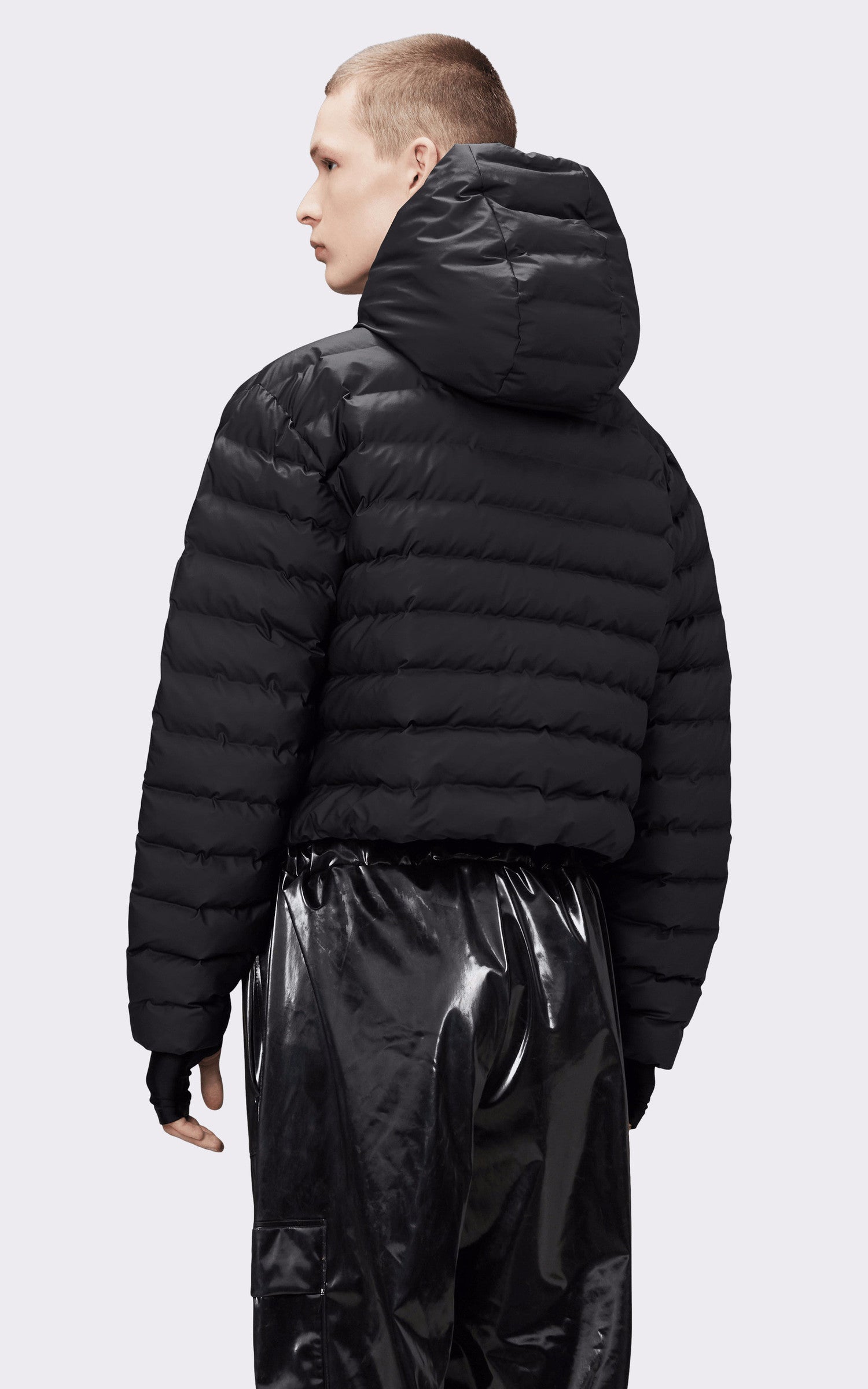A "15820 LOHJA PUFFER" Black Rains Bl Doudoune Mixte back photo