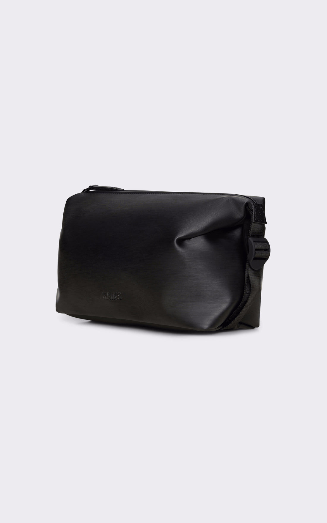 A "15630 WEEK-END HILO WASH BAG" Noir Rains Pochette Mixte opened photo
