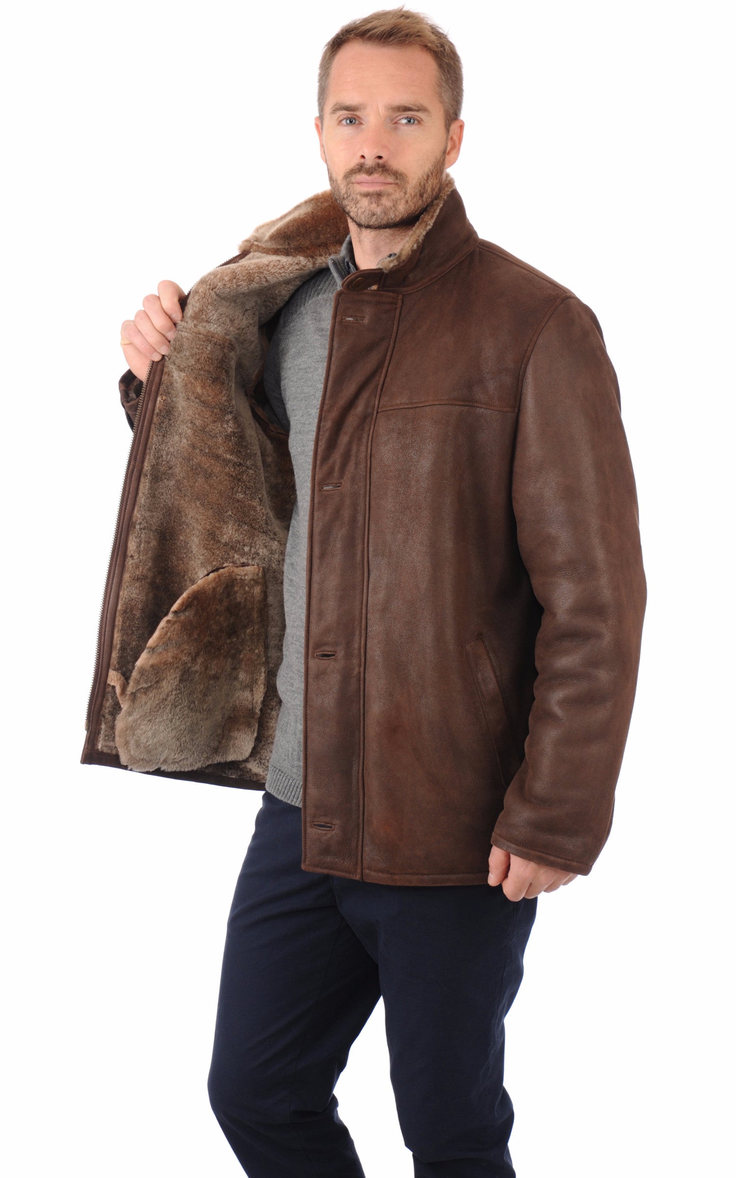 A "MARCO NAPP" Fauve La Canadienne 3/4 Homme interior photo