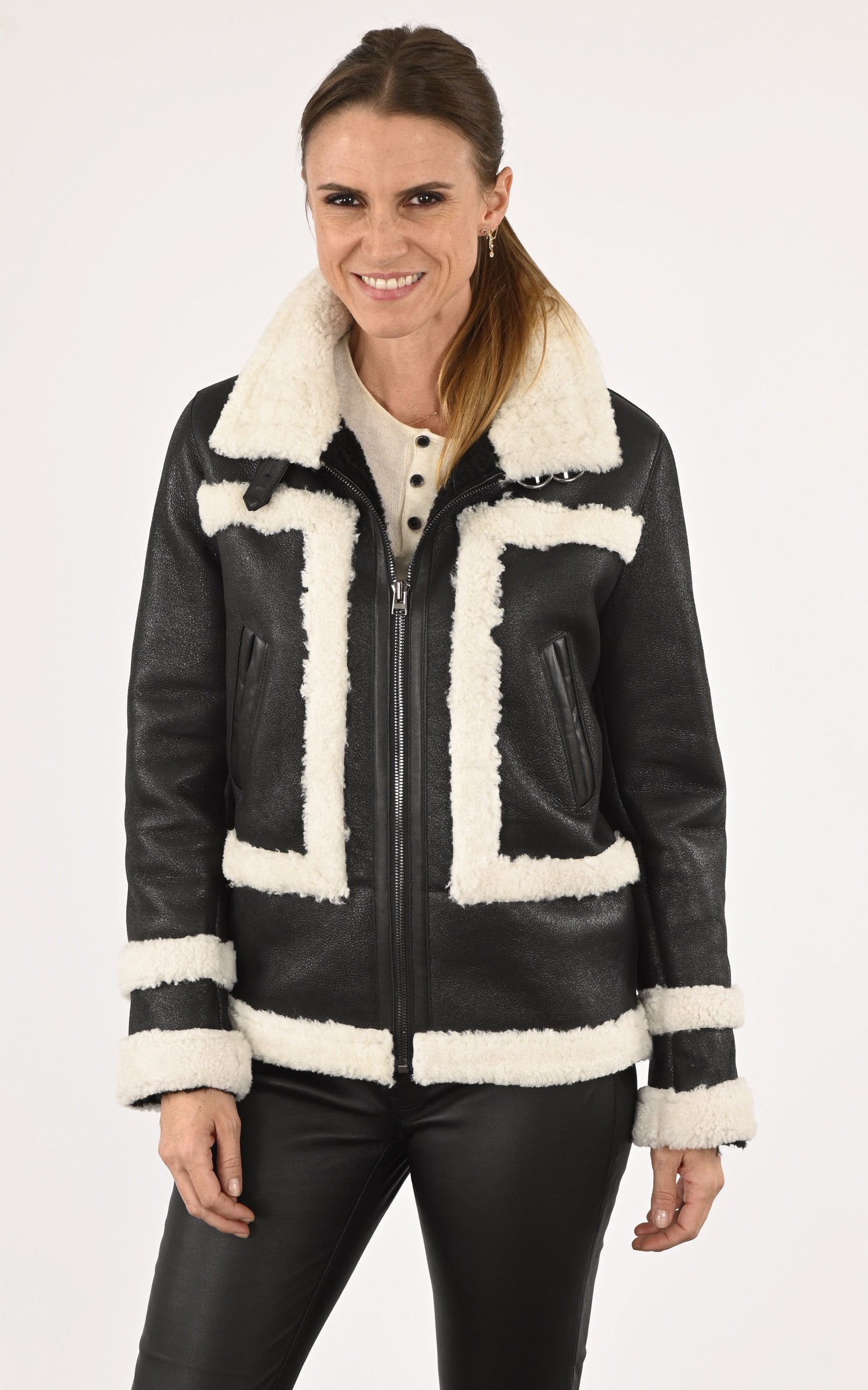 A "NYX FF" Noir La Canadienne Bombardier Femme closed photo