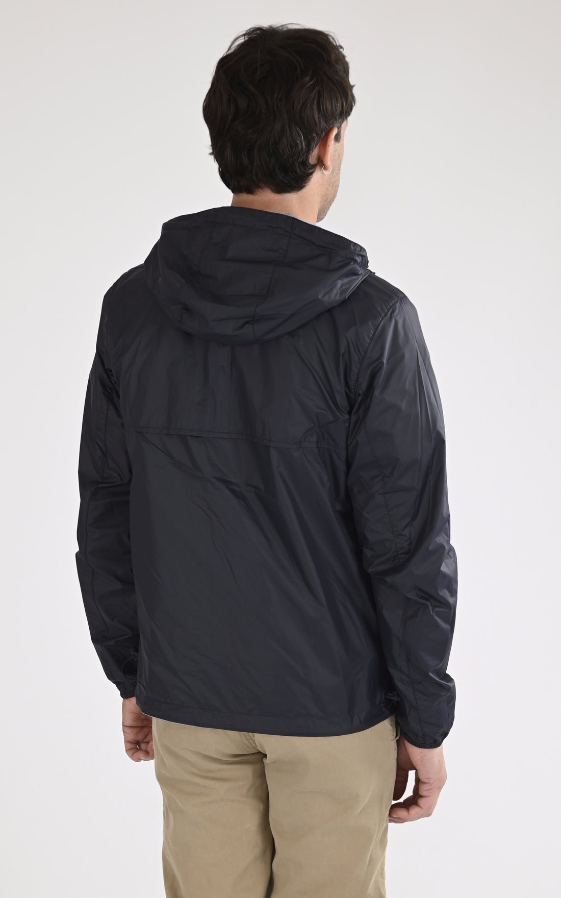 A "JACK ECO PLUS DOUBLE K2124EW" Bleu Marine K-Way Blouson Homme opened photo