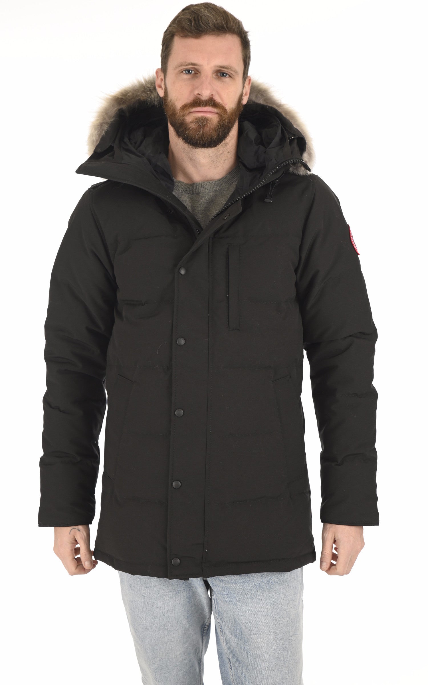 A "CARSON 3805M" Noir Canada Goose Bl Doudoune Homme closed photo 2