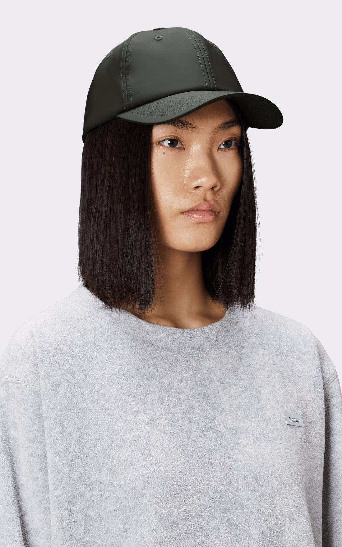 A "13600 CASQUETTE" Vert Rains Casquette Mixte back photo