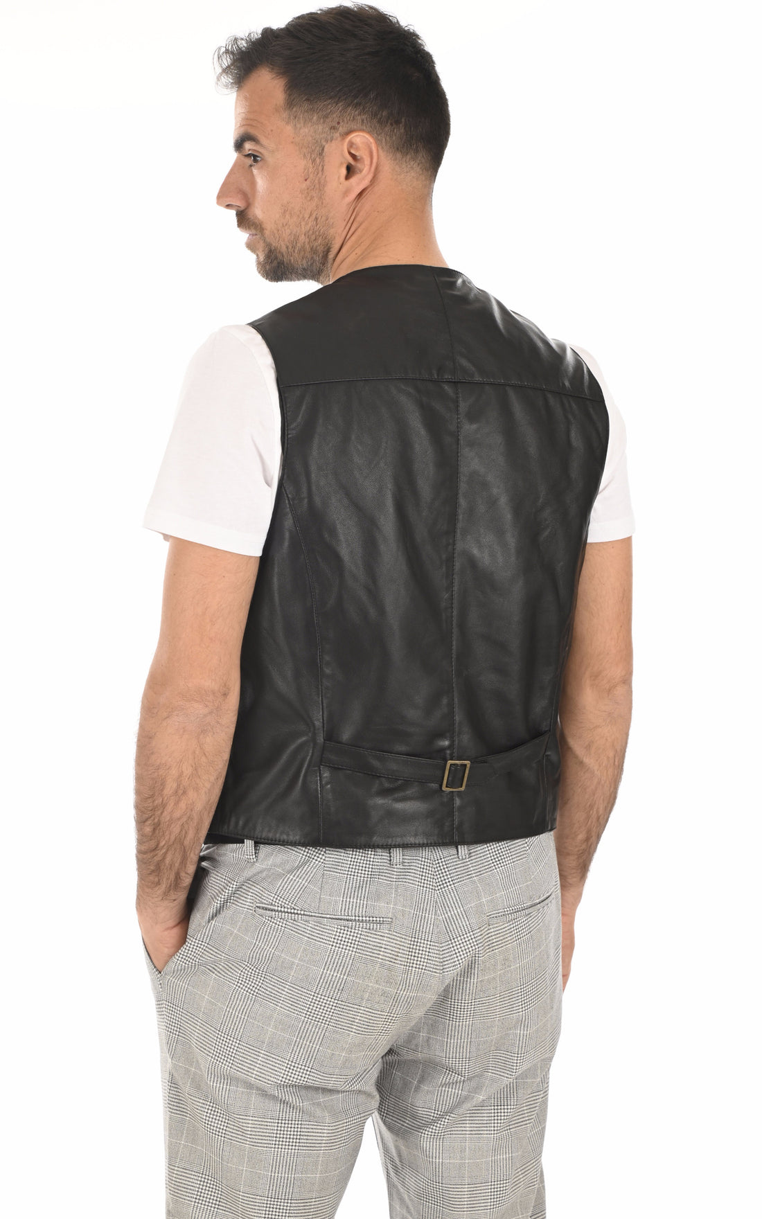 A "3104" Noir La Canadienne Gilet Homme opened photo