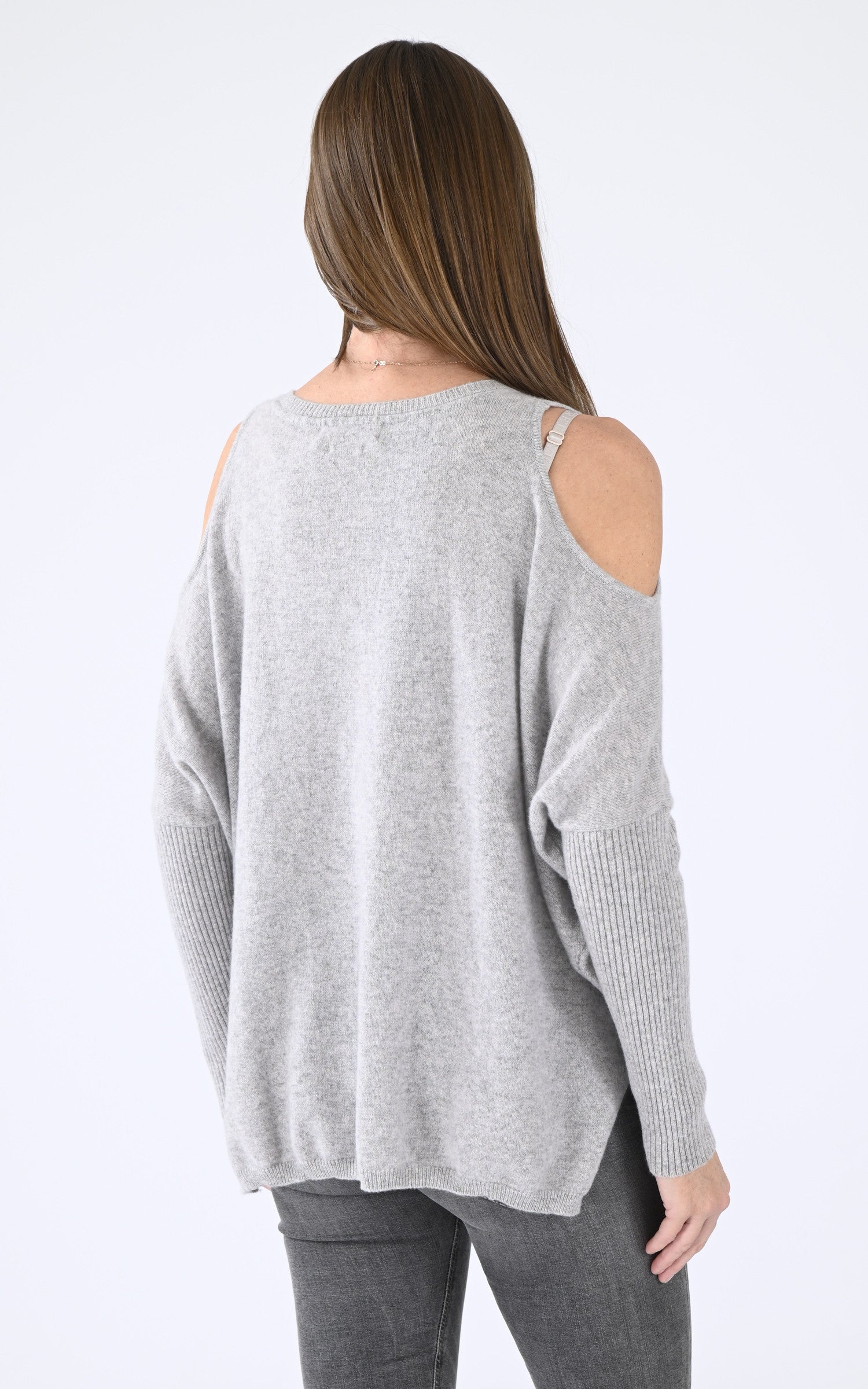 A "TONIA 4404010" Gris Notshy pull_poncho Femme back photo 3